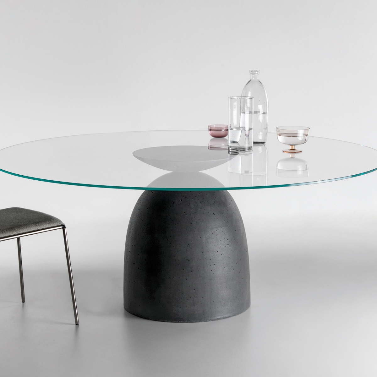 Display product Janeiro Table - Clear Glass 2390E from manufacturer LAGO