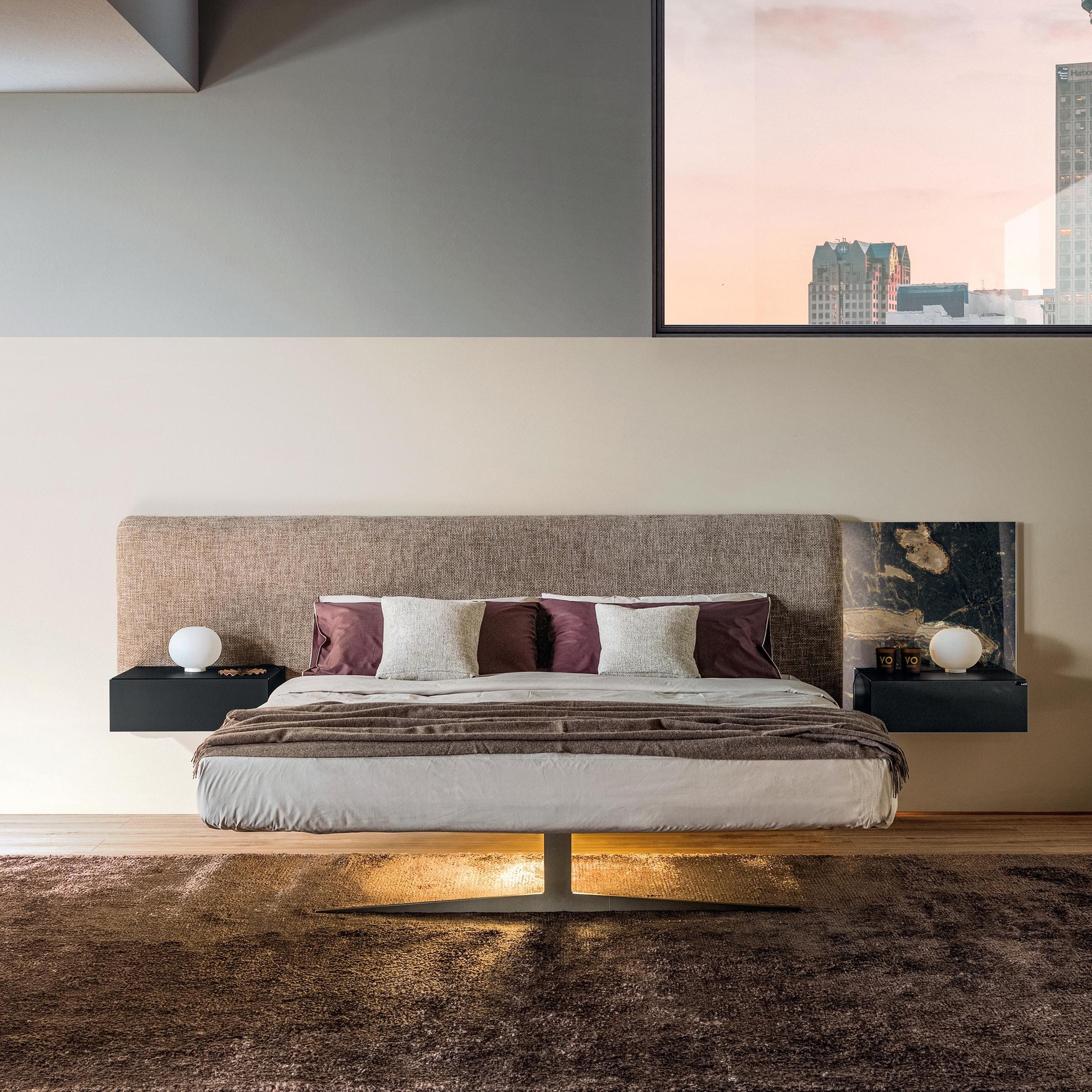 Display product Steel Free Bed - 1757 from manufacturer LAGO