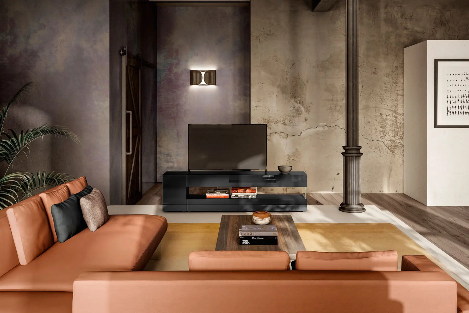 LAGO - 36e8 Tv Unit - 0528