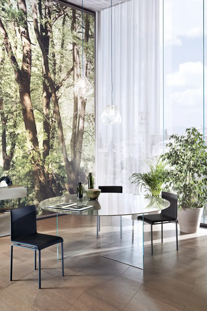 LAGO - Air Round Table - Glass