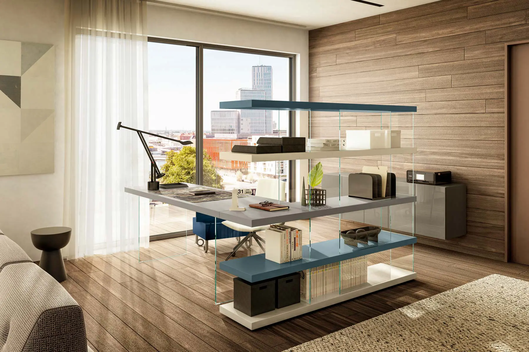 LAGO - Air Study Shelving - 1256