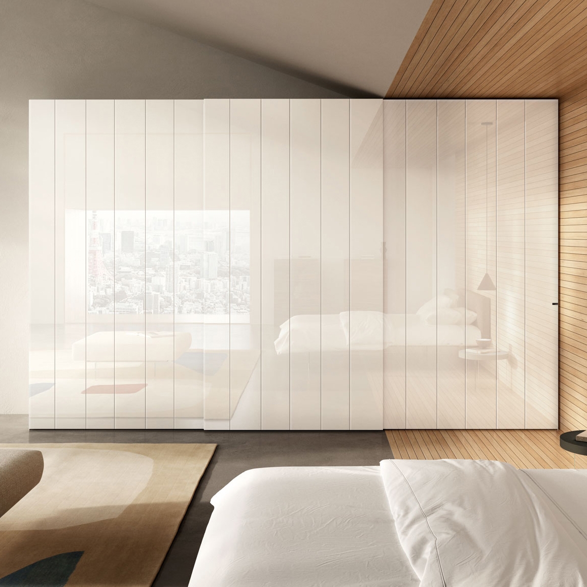 Display product N.O.W. Sliding Wardrobe - 1169 from manufacturer LAGO