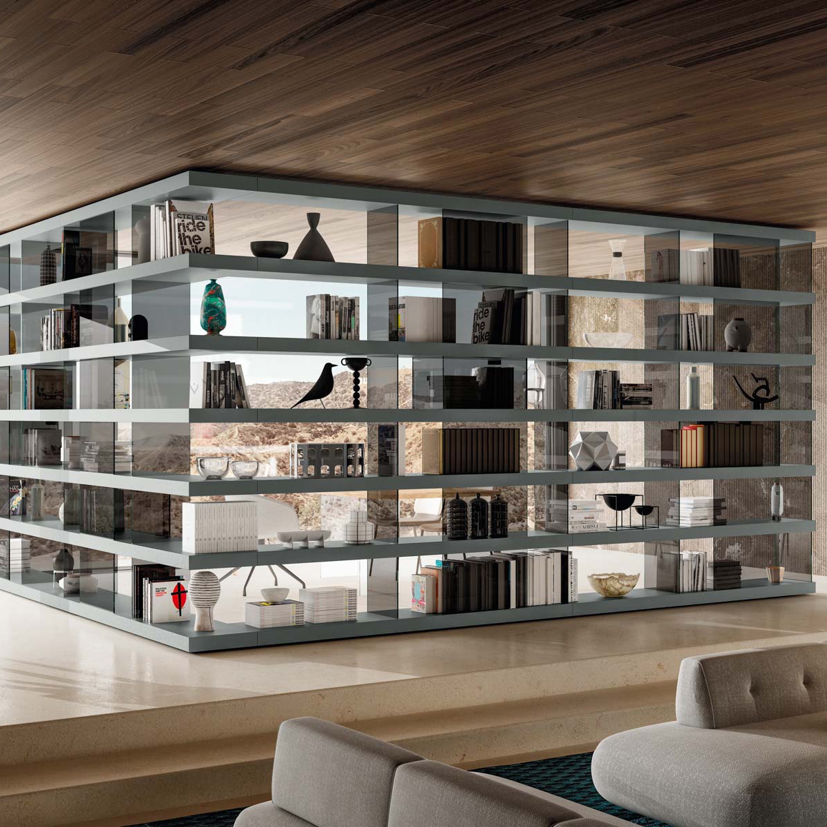 Display product Air Bookshelf - 1245 from manufacturer LAGO