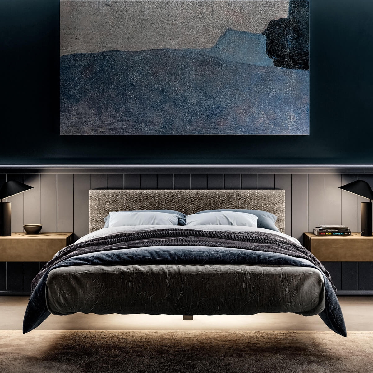 Display product Fluttua Bed - 1601 from manufacturer LAGO
