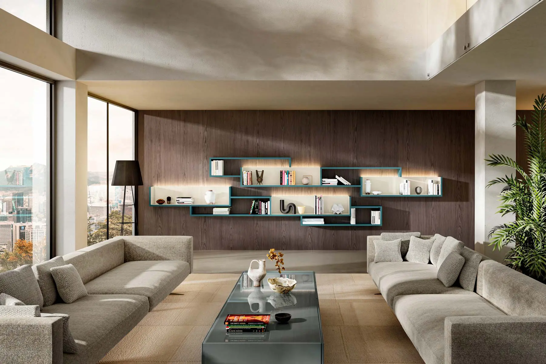 LAGO - Lagolinea Bookshelf - 1217