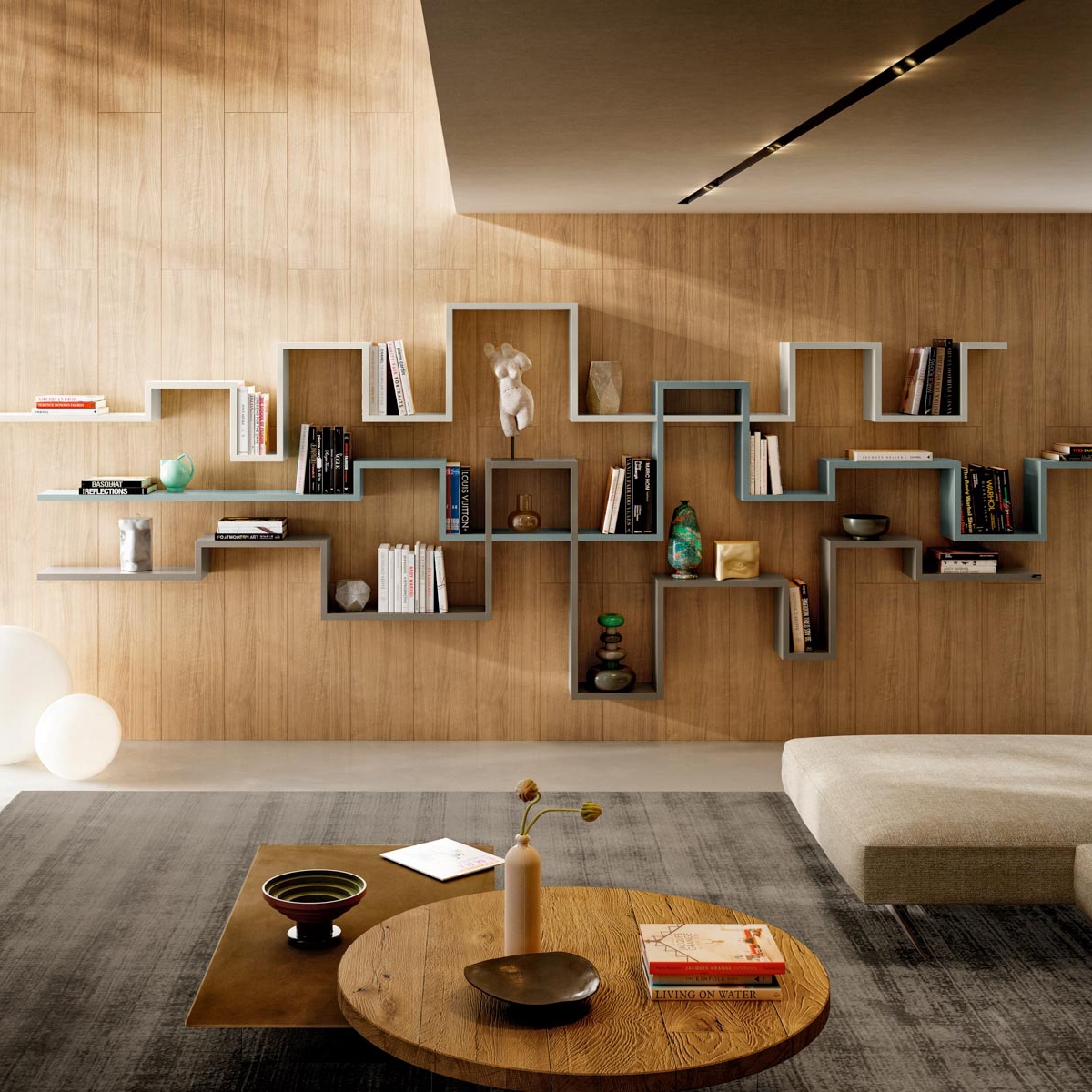 Display product Lagolinea Bookshelf - 1222 from manufacturer LAGO
