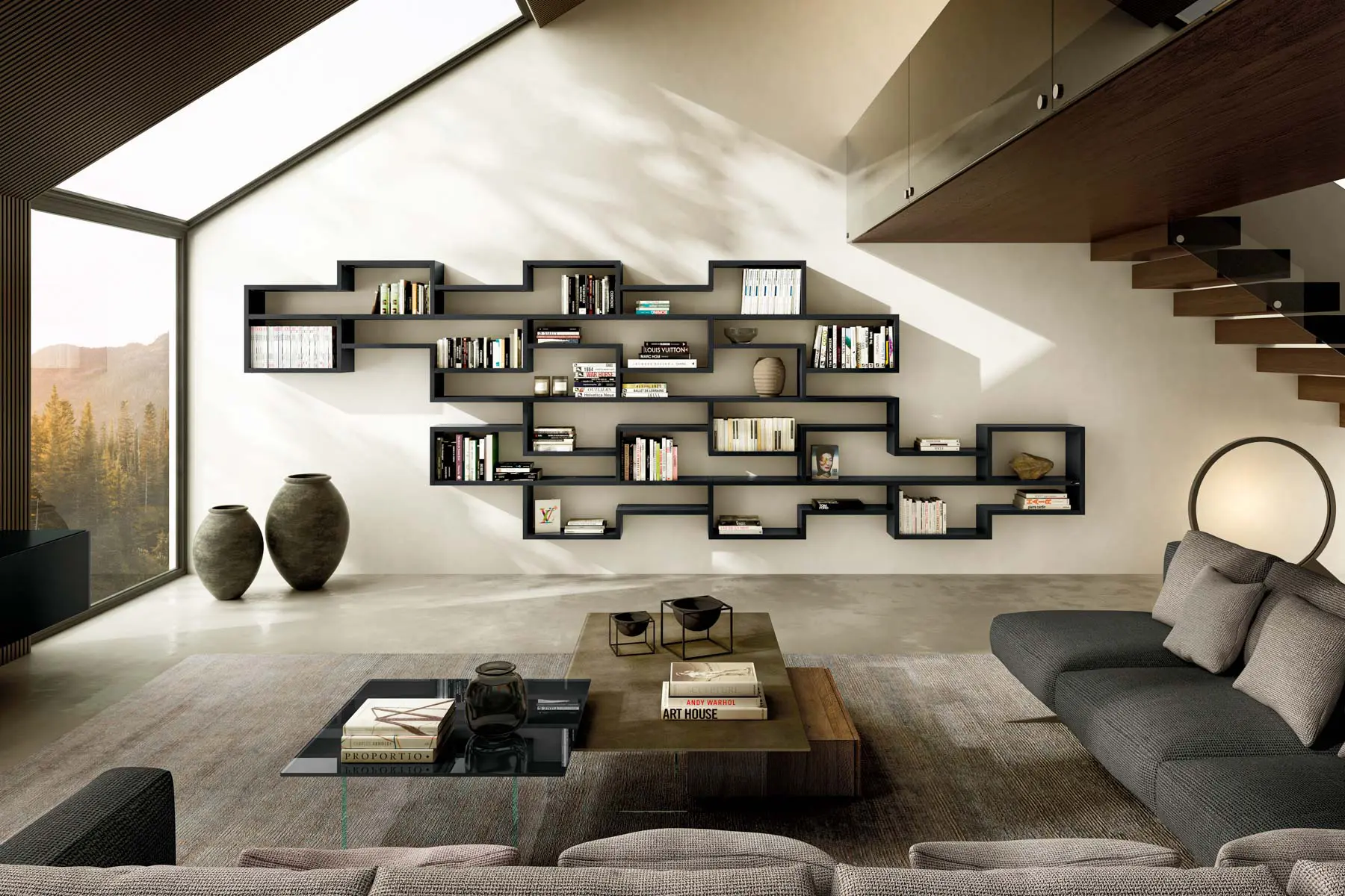 LAGO - Lagolinea Bookshelf - 1228