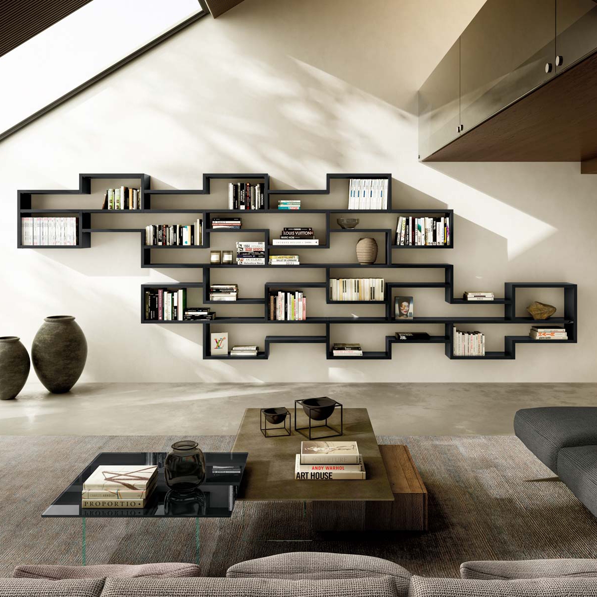 Display product Lagolinea Bookshelf - 1228 from manufacturer LAGO