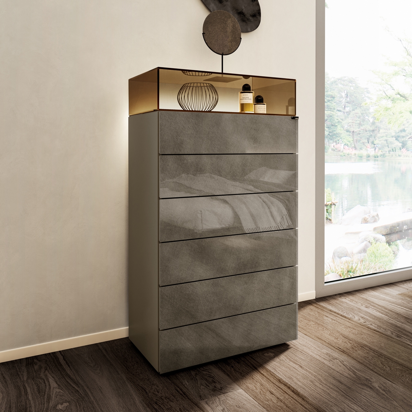 Mostra il prodotto 36e8 Glass Dresser - 1905 del produttore LAGO
