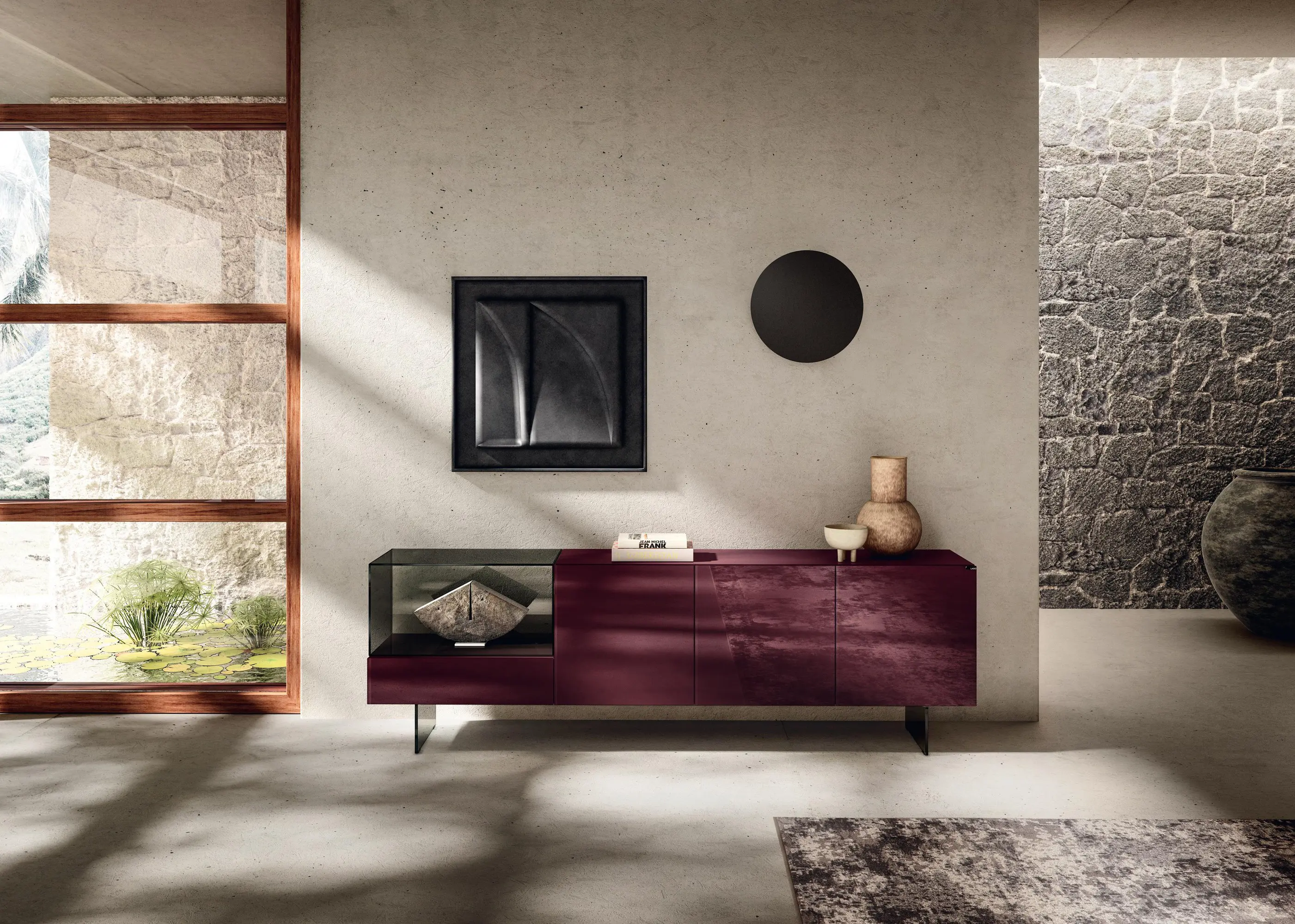 Lagoon Moderno 赤　14枚　24cm 36E8 GLASS SIDEBOARD - 1324 - Sideboards from LAGO | Architonic