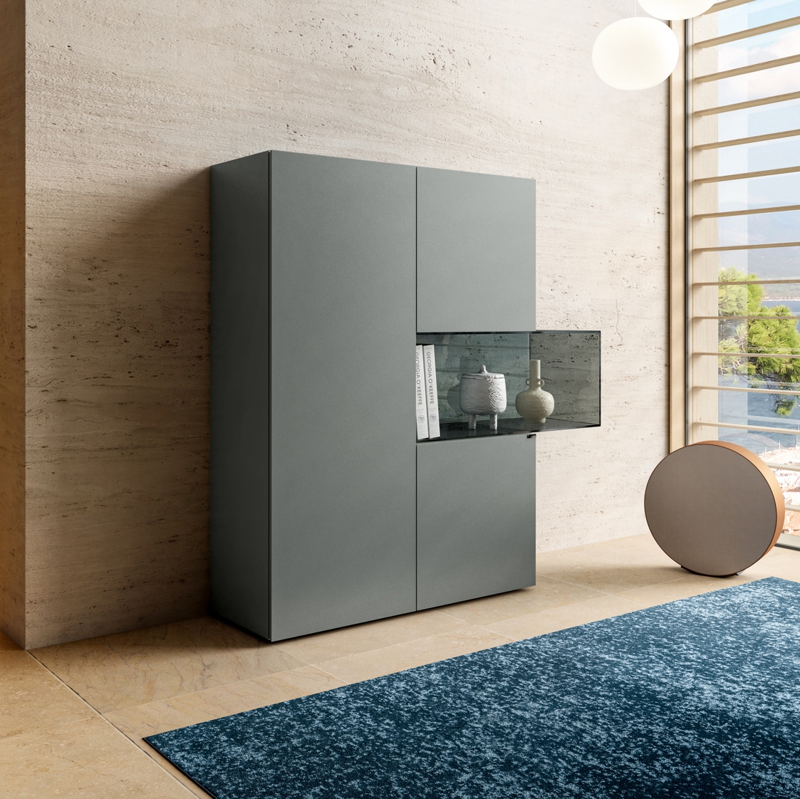 Afficher le produit 36e8 Glass Sideboard - 1353 du fabricant LAGO