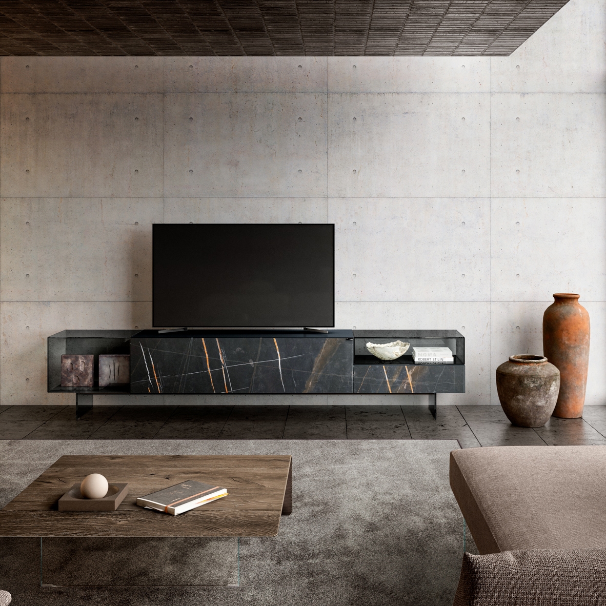 Afficher le produit Meubles Tv 36e8 Glass - 1408 du fabricant LAGO