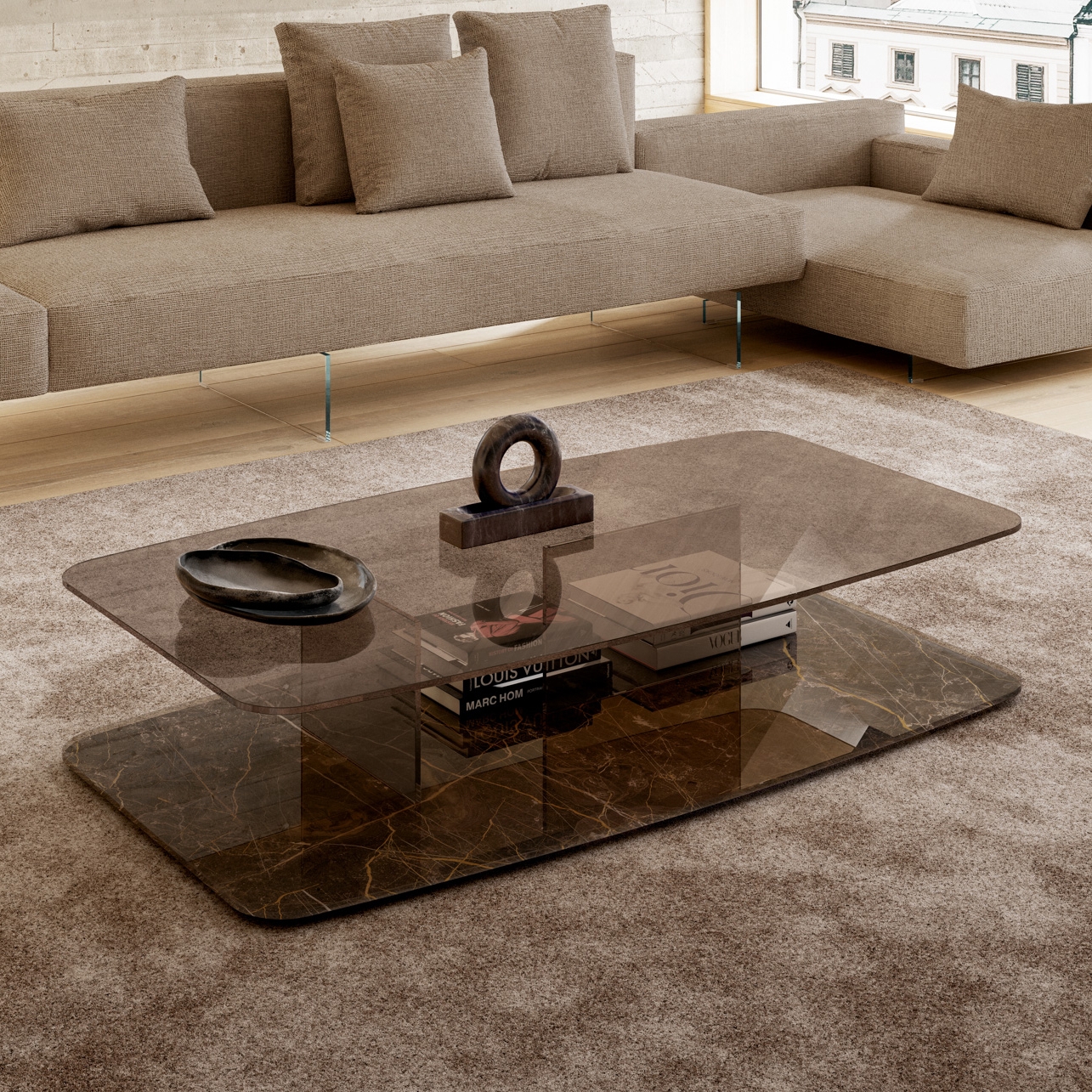 Display product Layers Coffee Table from manufacturer LAGO