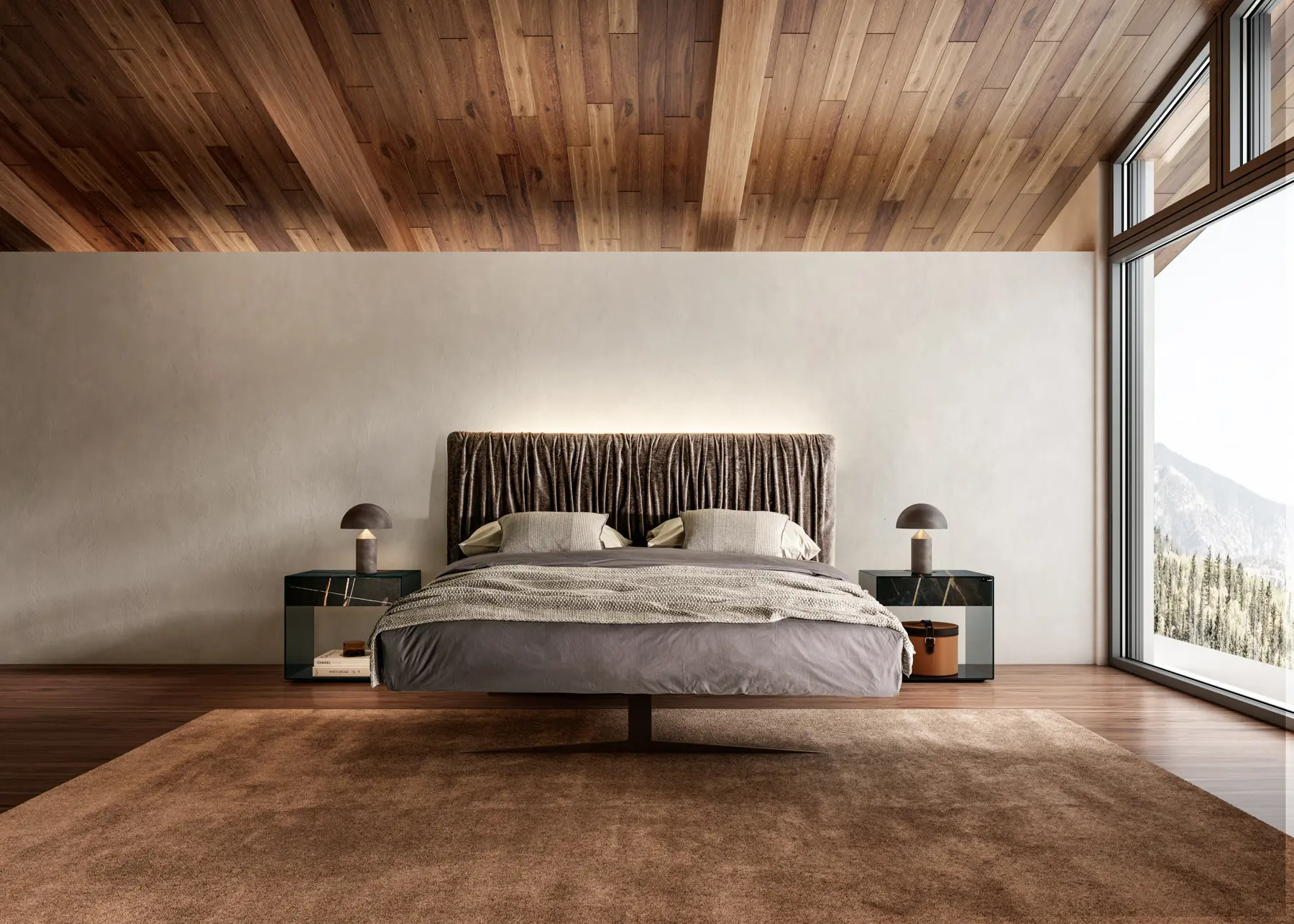 LAGO - Steel Replis Bed - 1731