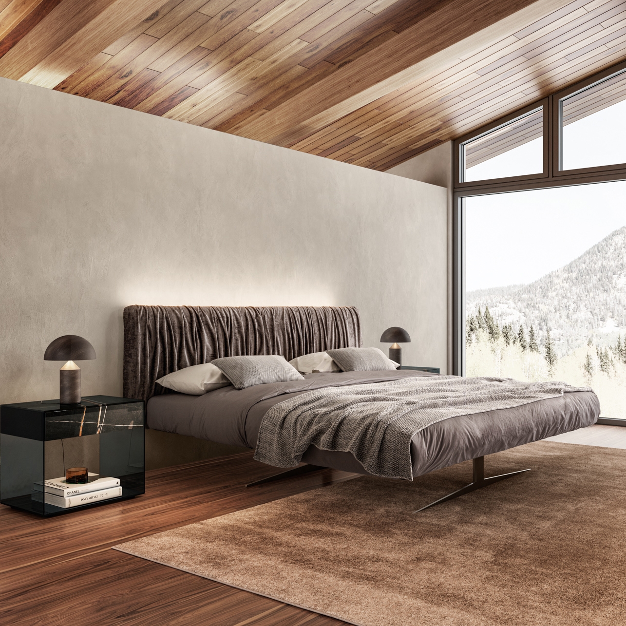 Display product Steel Replis Bed - 1731 from manufacturer LAGO