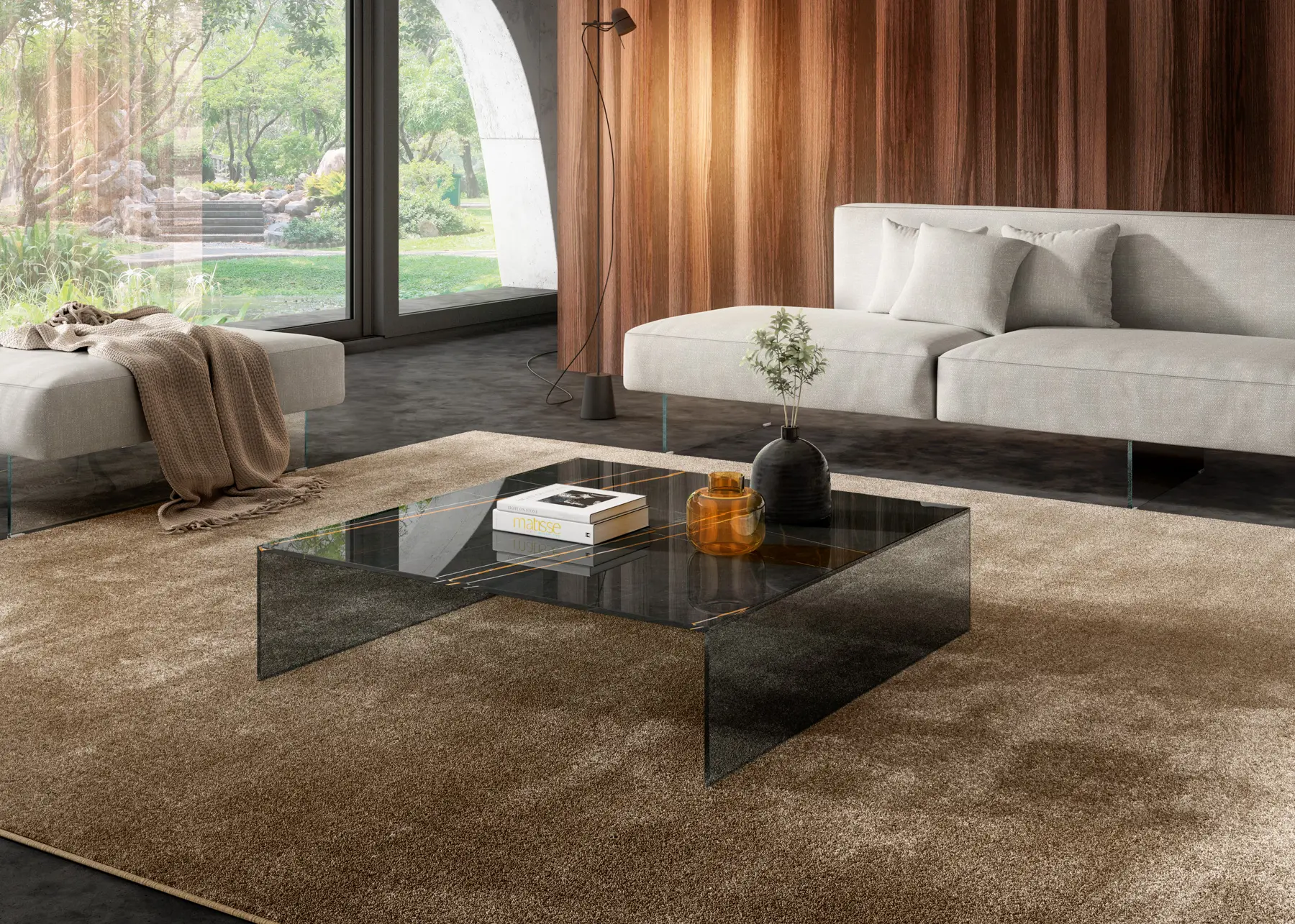 LAGO - Upglass Coffee Table