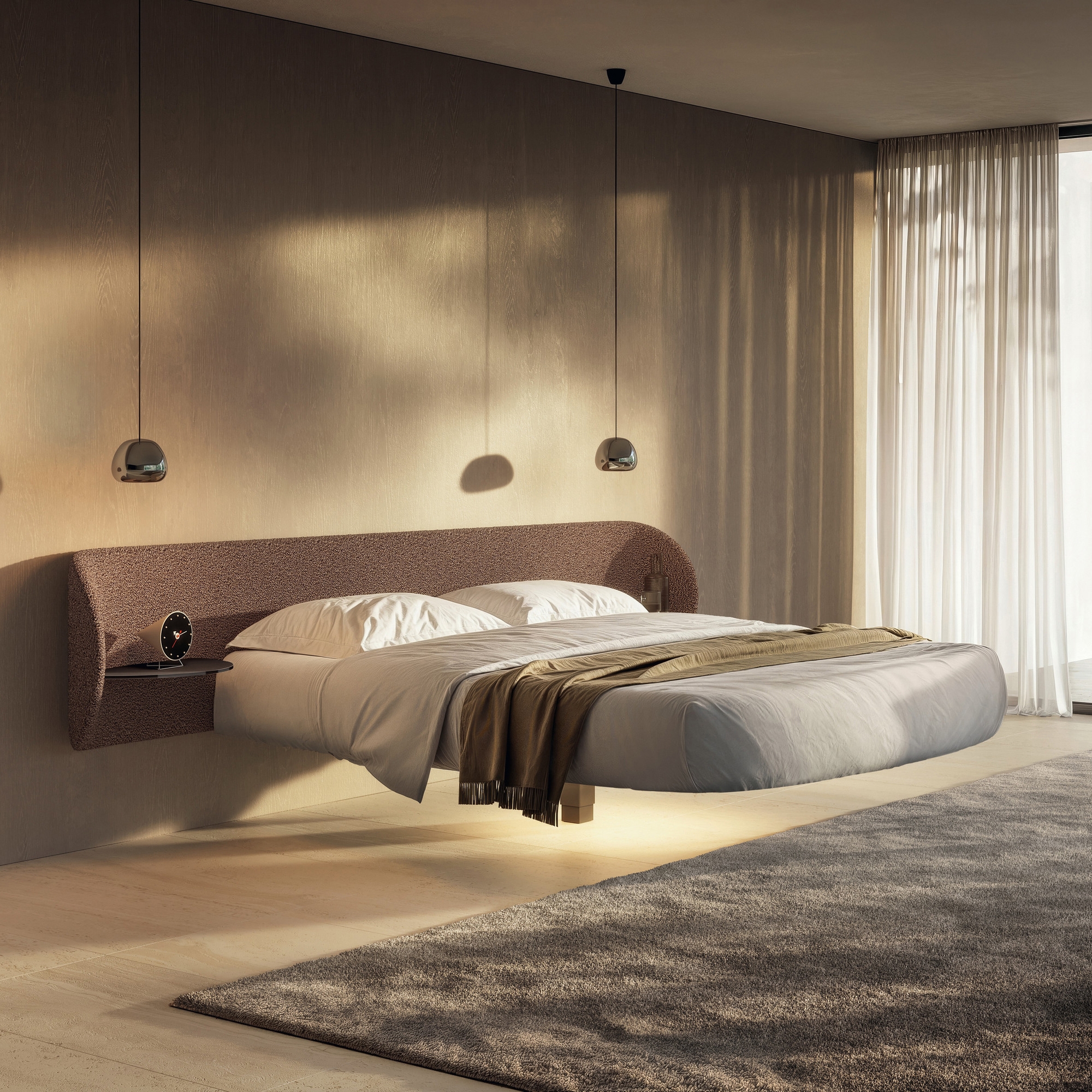 Afficher le produit Lit Roundy Fluttua 2907 du fabricant LAGO