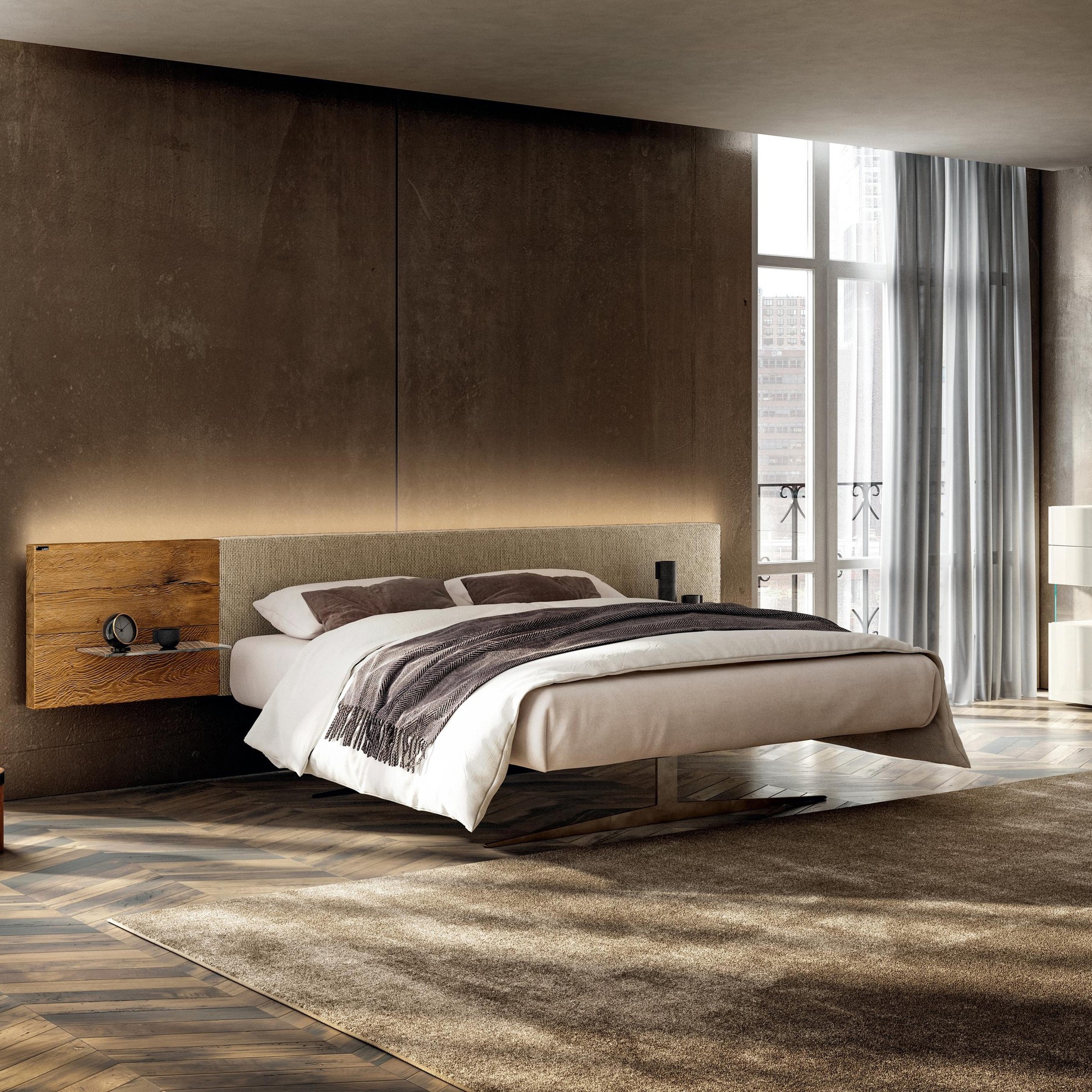 Display product Steel Bed - 1717 from manufacturer LAGO