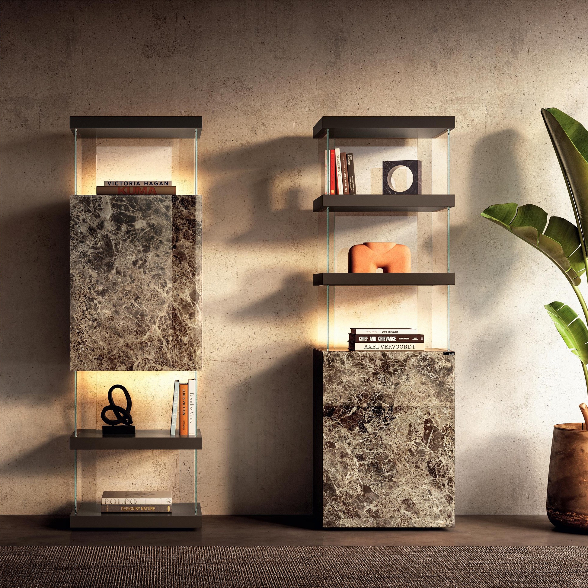 Display product Air Bookshelf - 2682-2683 from manufacturer LAGO