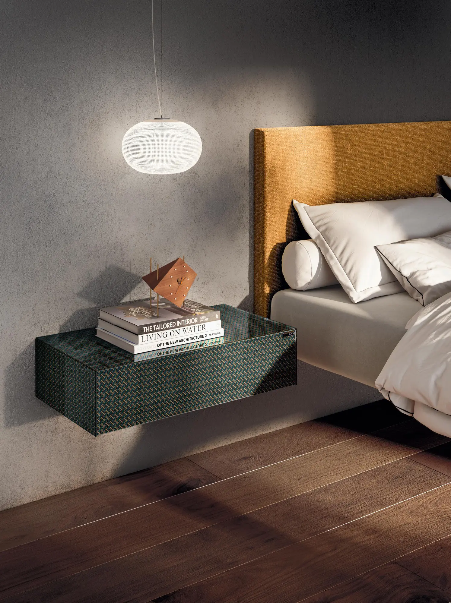 LAGO - Table de chevet Materia - 1070