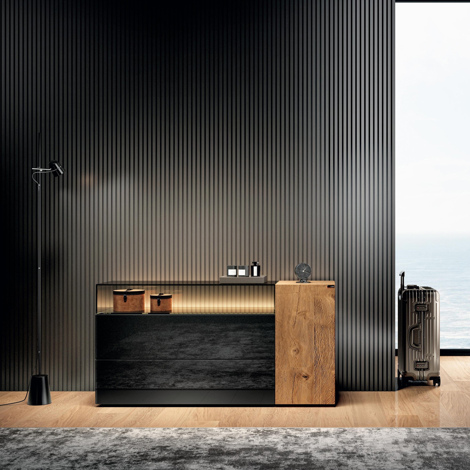 Mostra il prodotto Comò 36e8 Glass - 2624 del produttore LAGO