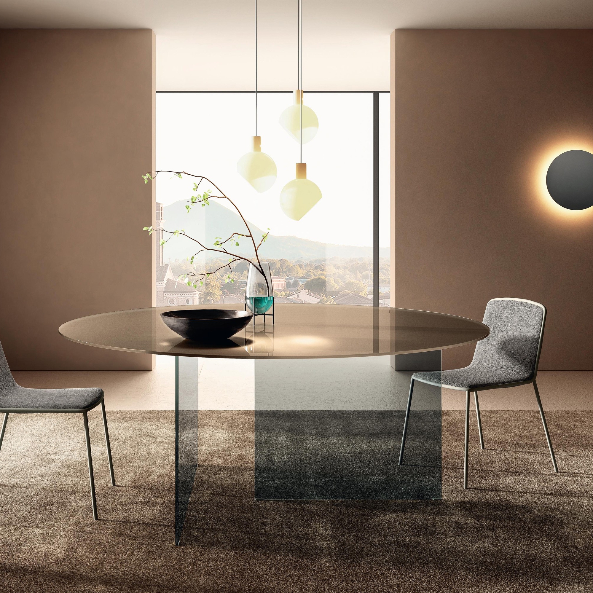 Display product Air Slim Round Table - 2260G from manufacturer LAGO