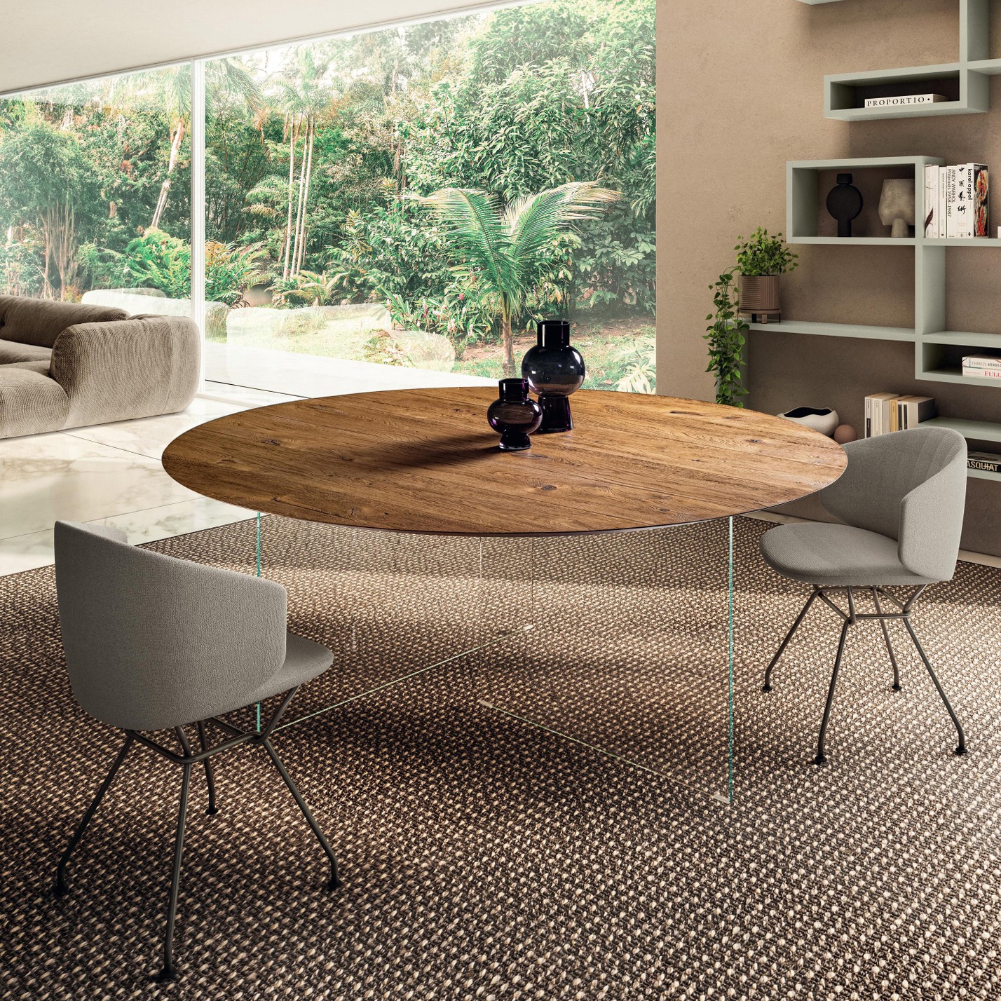 Display product Air Slim Round Table - 2260W from manufacturer LAGO