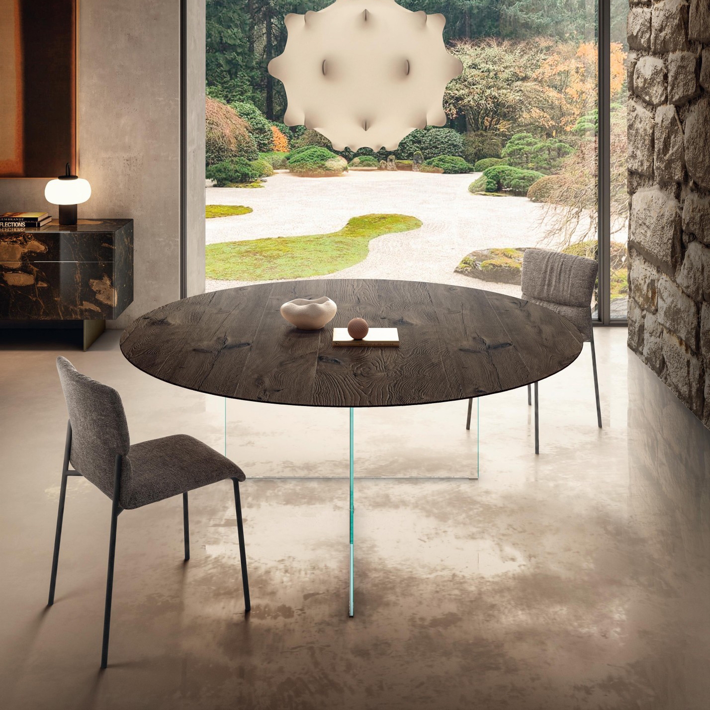 Display product Air Slim Round Table - 2260W from manufacturer LAGO