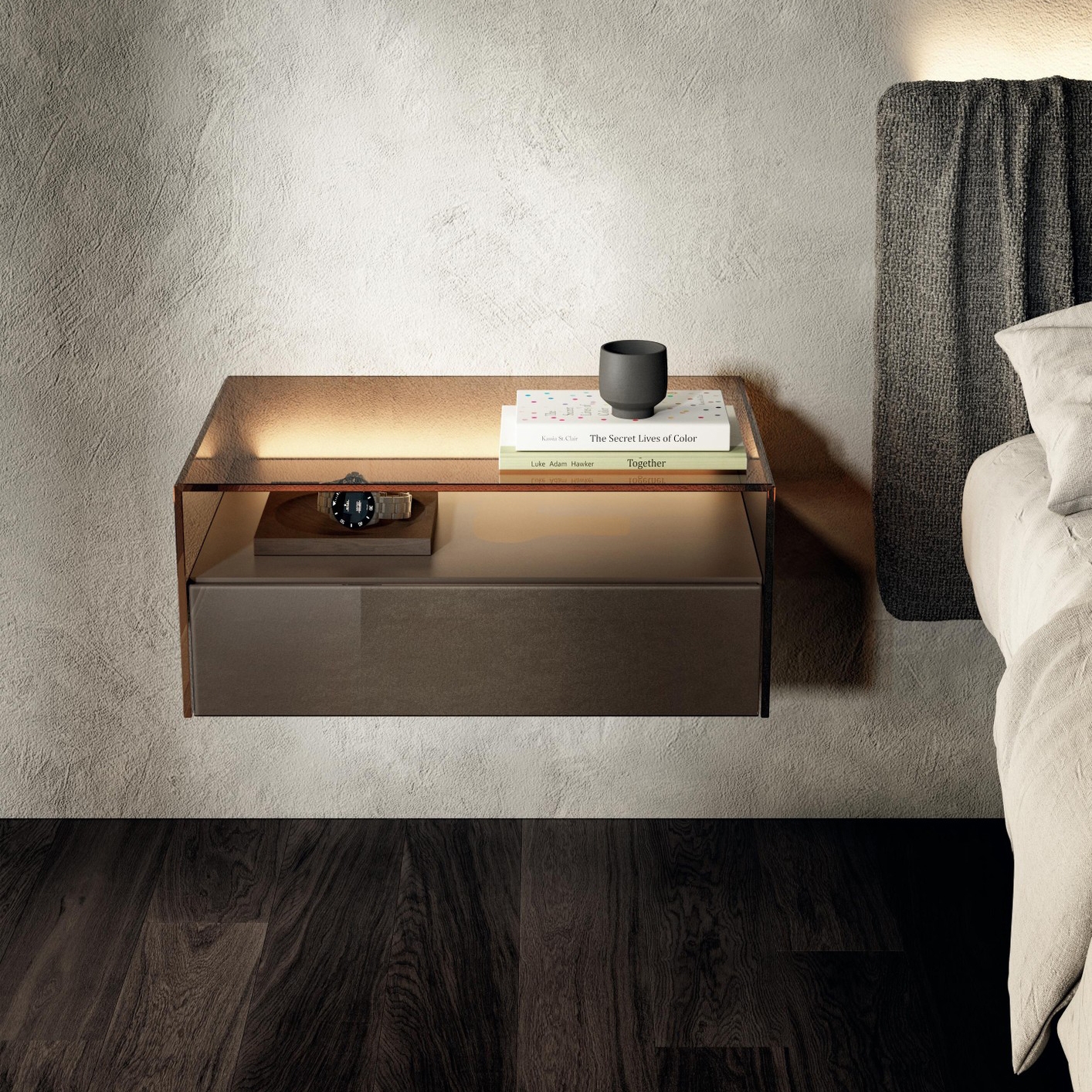 Mostrar el producto Mesita de noche Hom - 2124 del fabricante LAGO