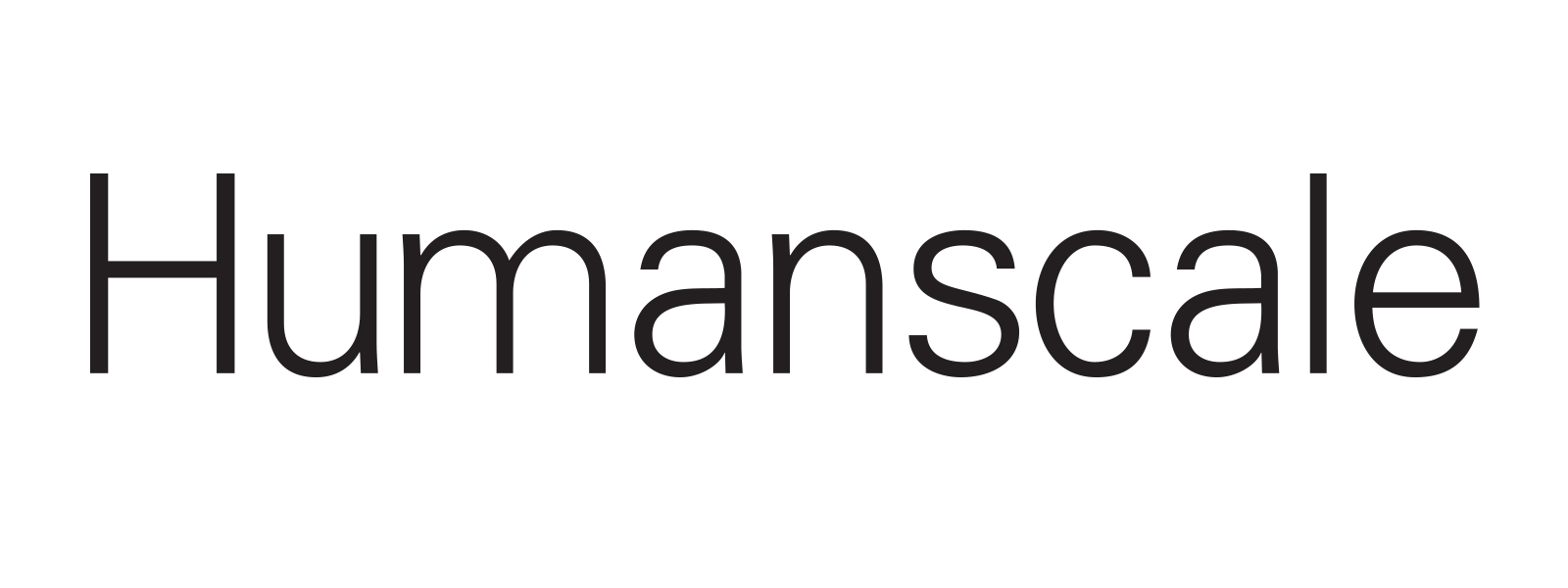 Logo for manufacturer Humanscale