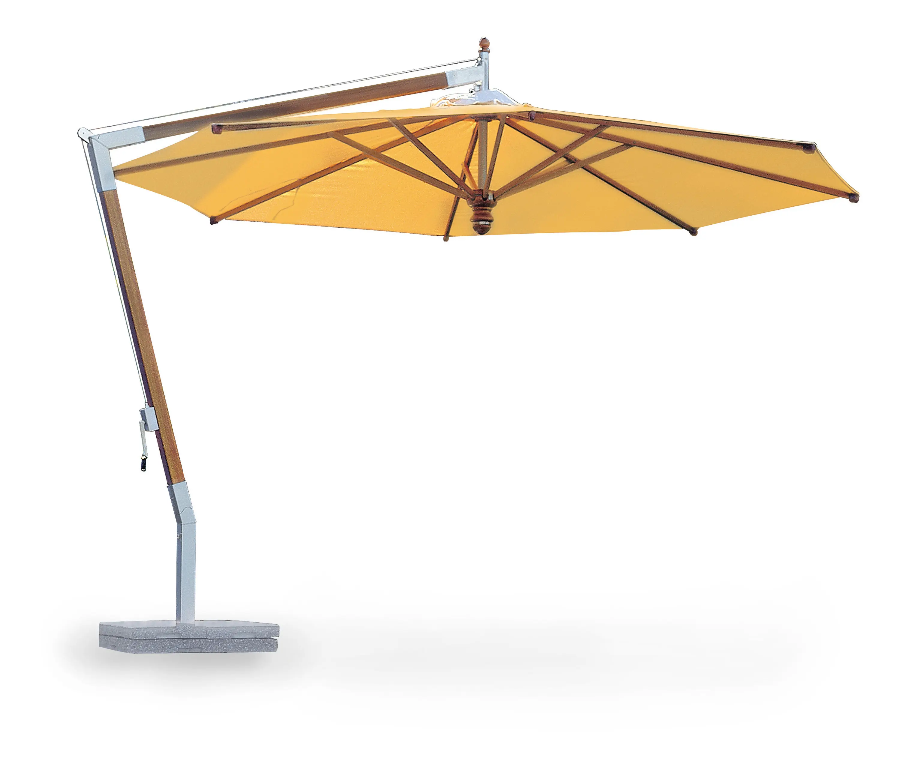 Fischer Möbel - Woodline Free-Arm Parasol, Wood