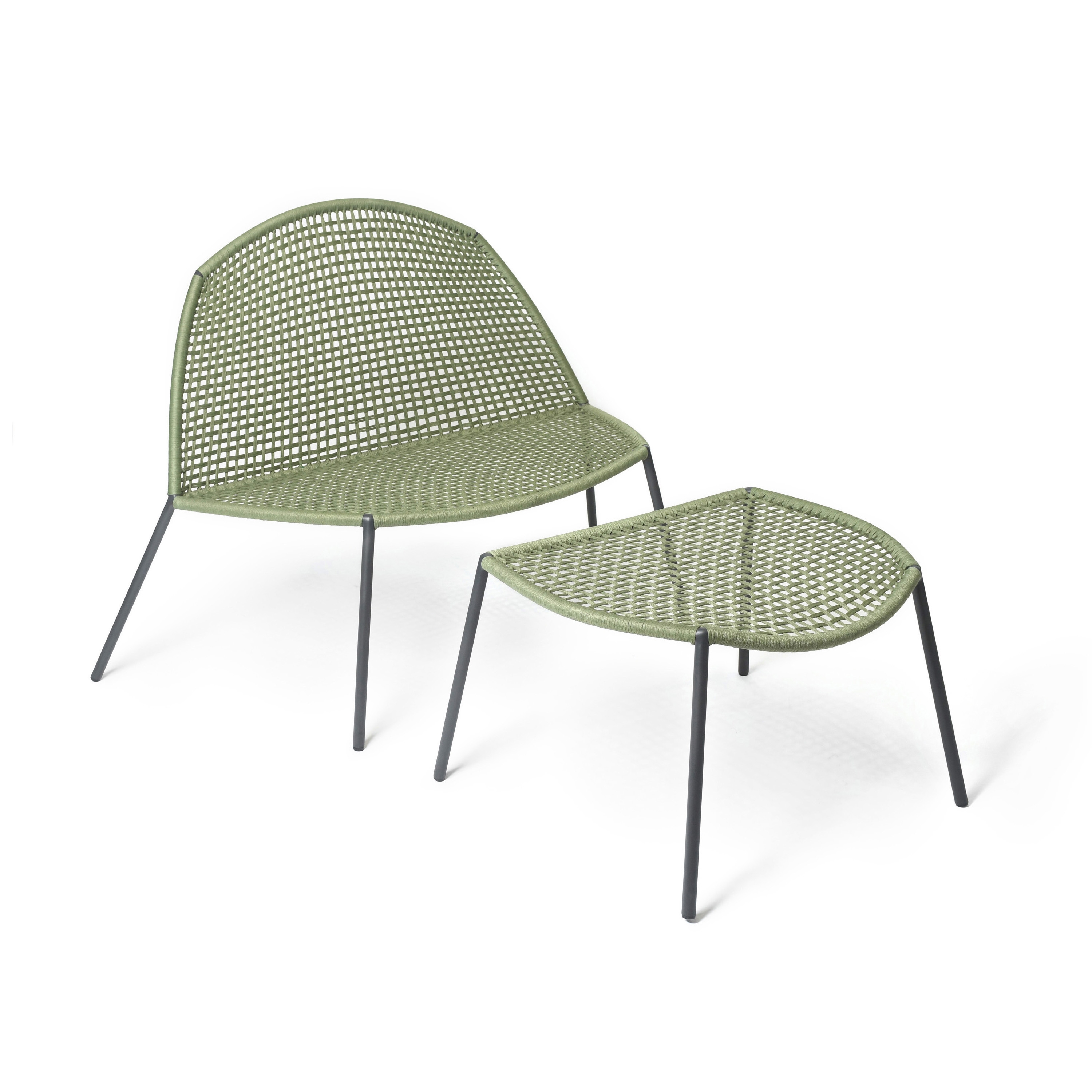 Bloom Lounge Chair with Footrest