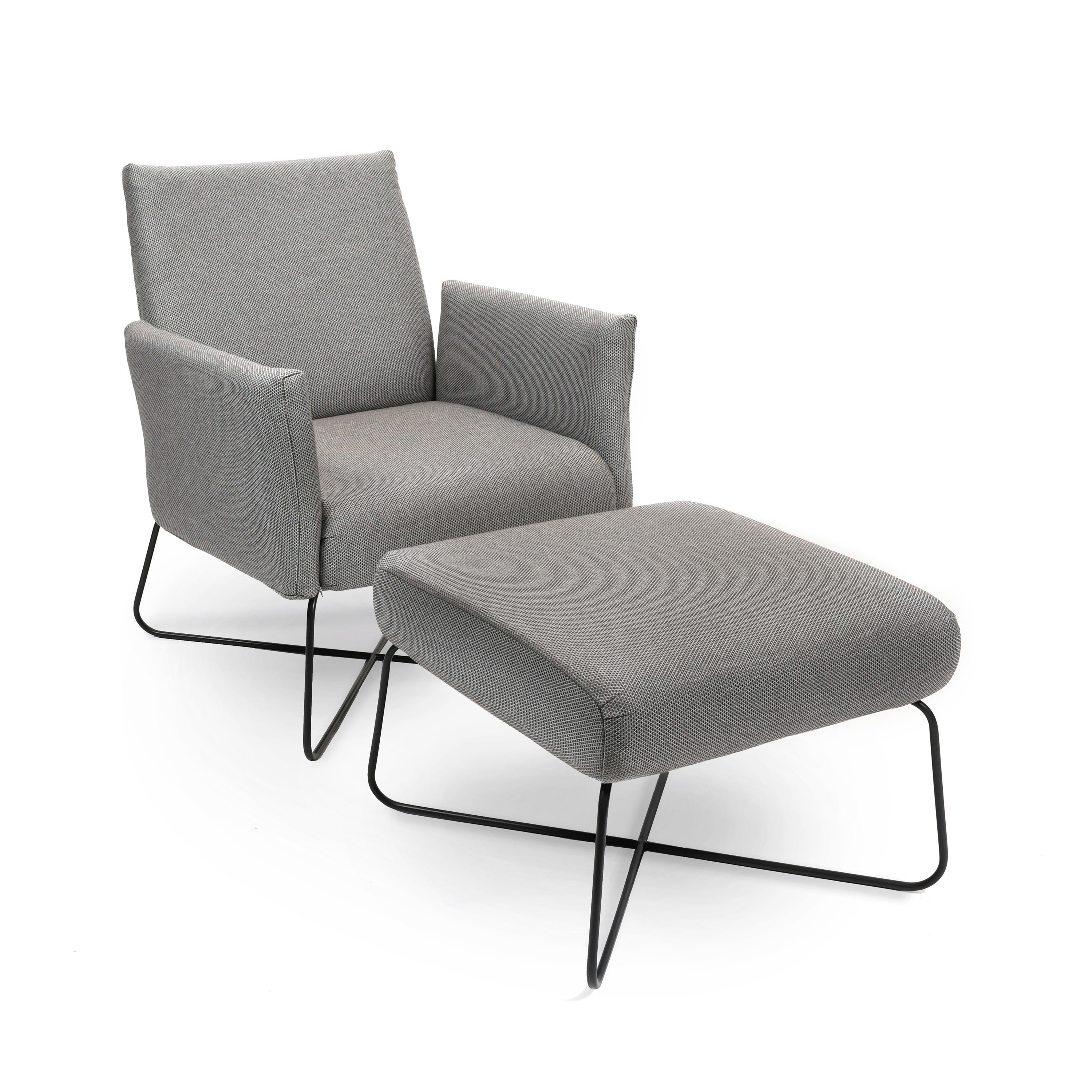 Display product Kalos Lounge Chair with Footrest from manufacturer Fischer Möbel