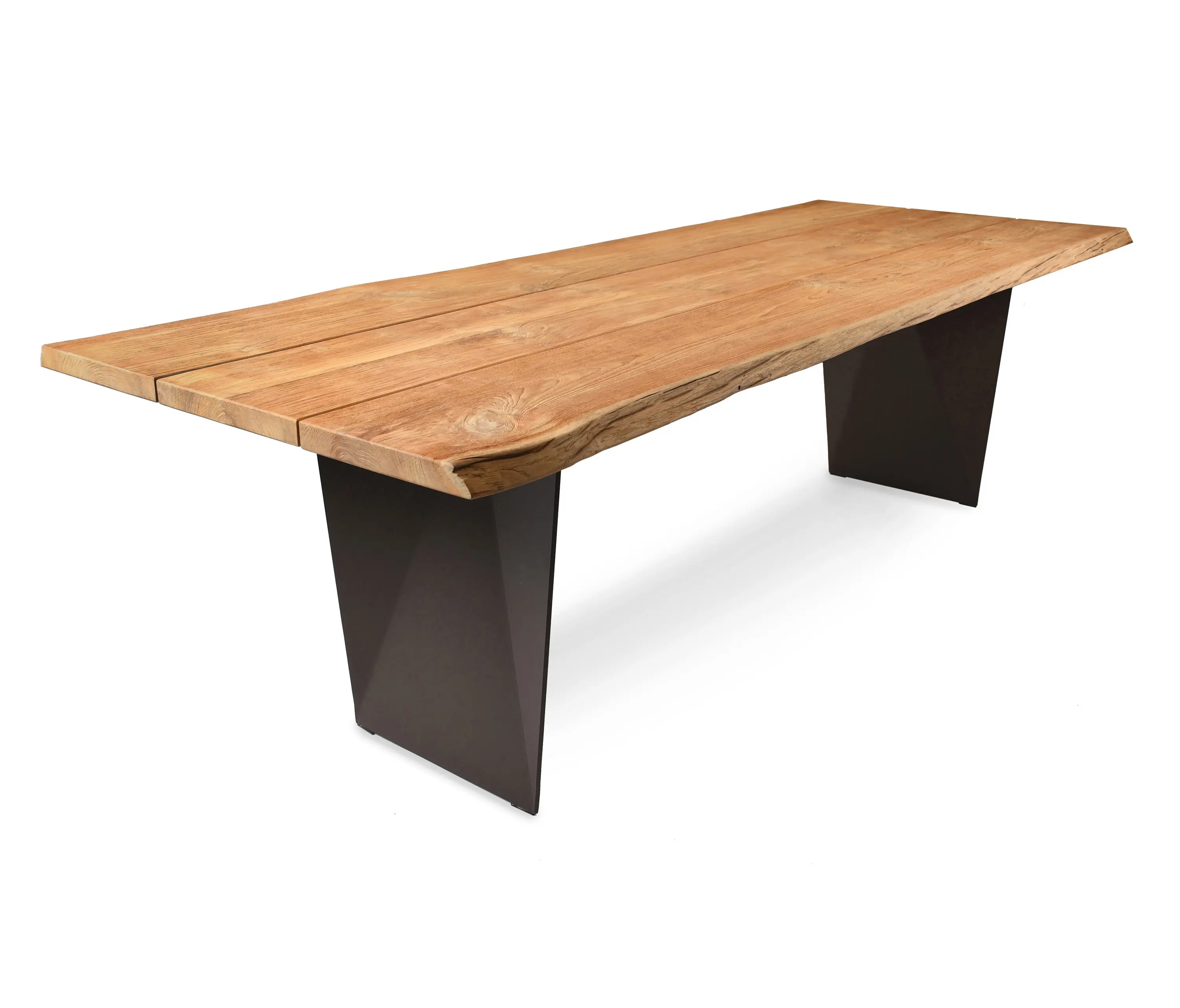 Fischer Möbel - Tierra Table with Unique Teak Table Top