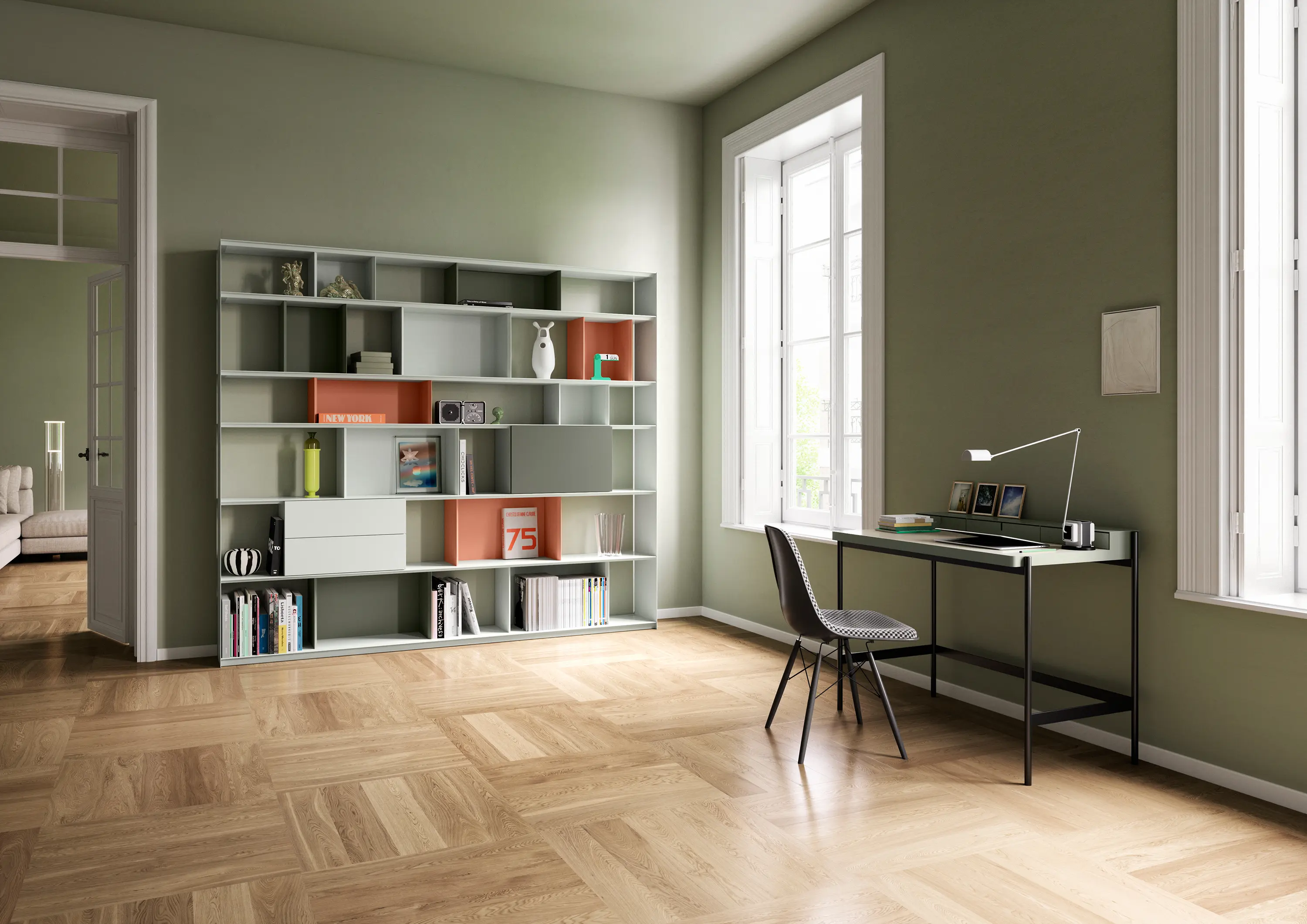 Müller Möbelfabrikation - STACK Shelfsystem