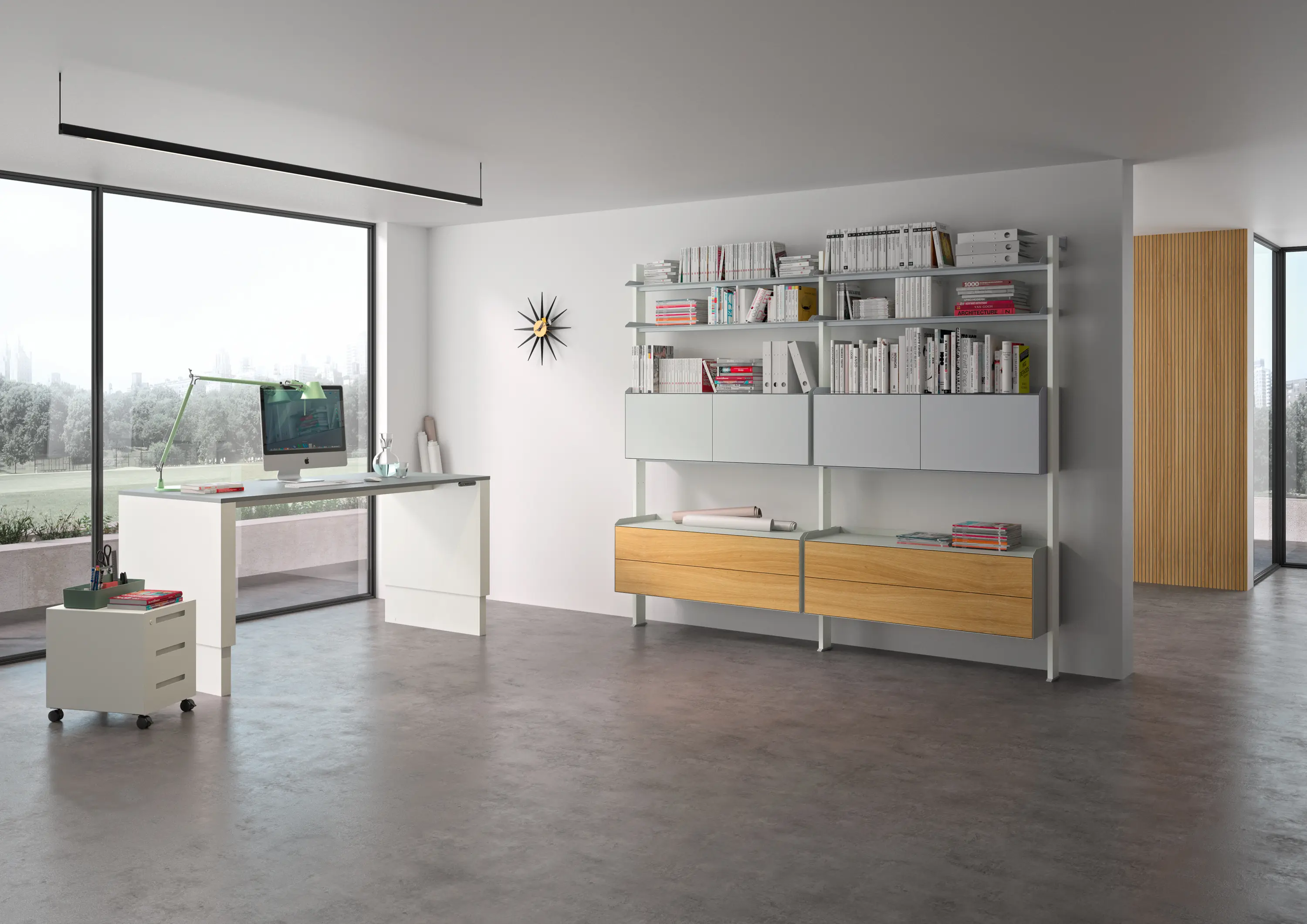 Müller Möbelfabrikation - WORKSPACE linear Counter