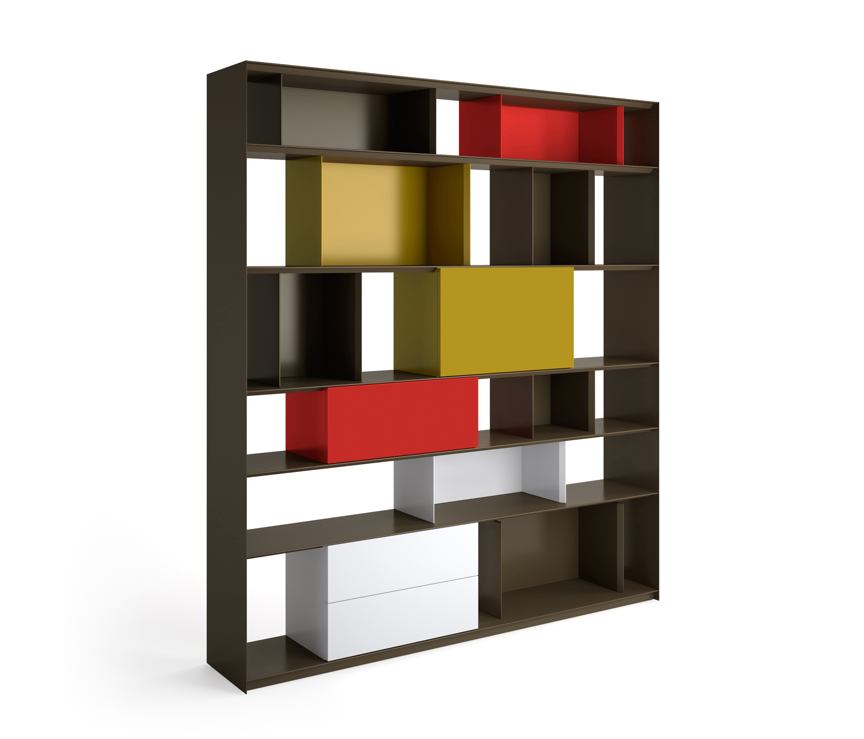 Display product STACK Shelfsystem from manufacturer Müller Möbelfabrikation