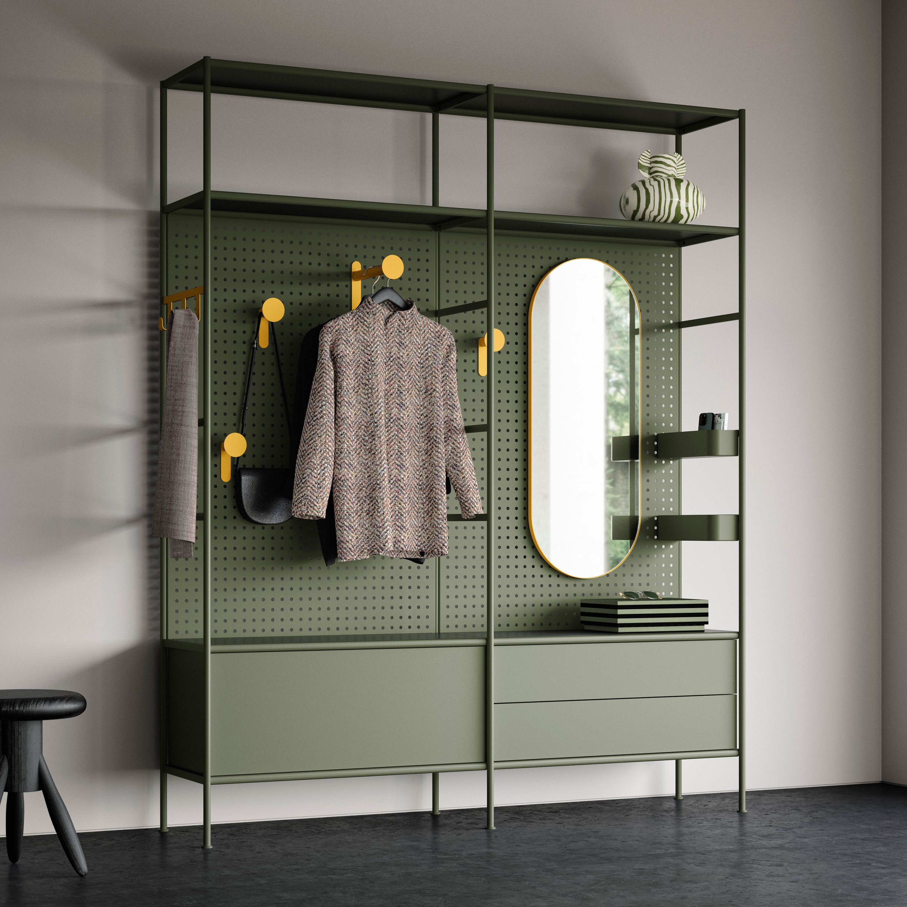 Display product MATCH wardrobe system from manufacturer Müller Möbelfabrikation