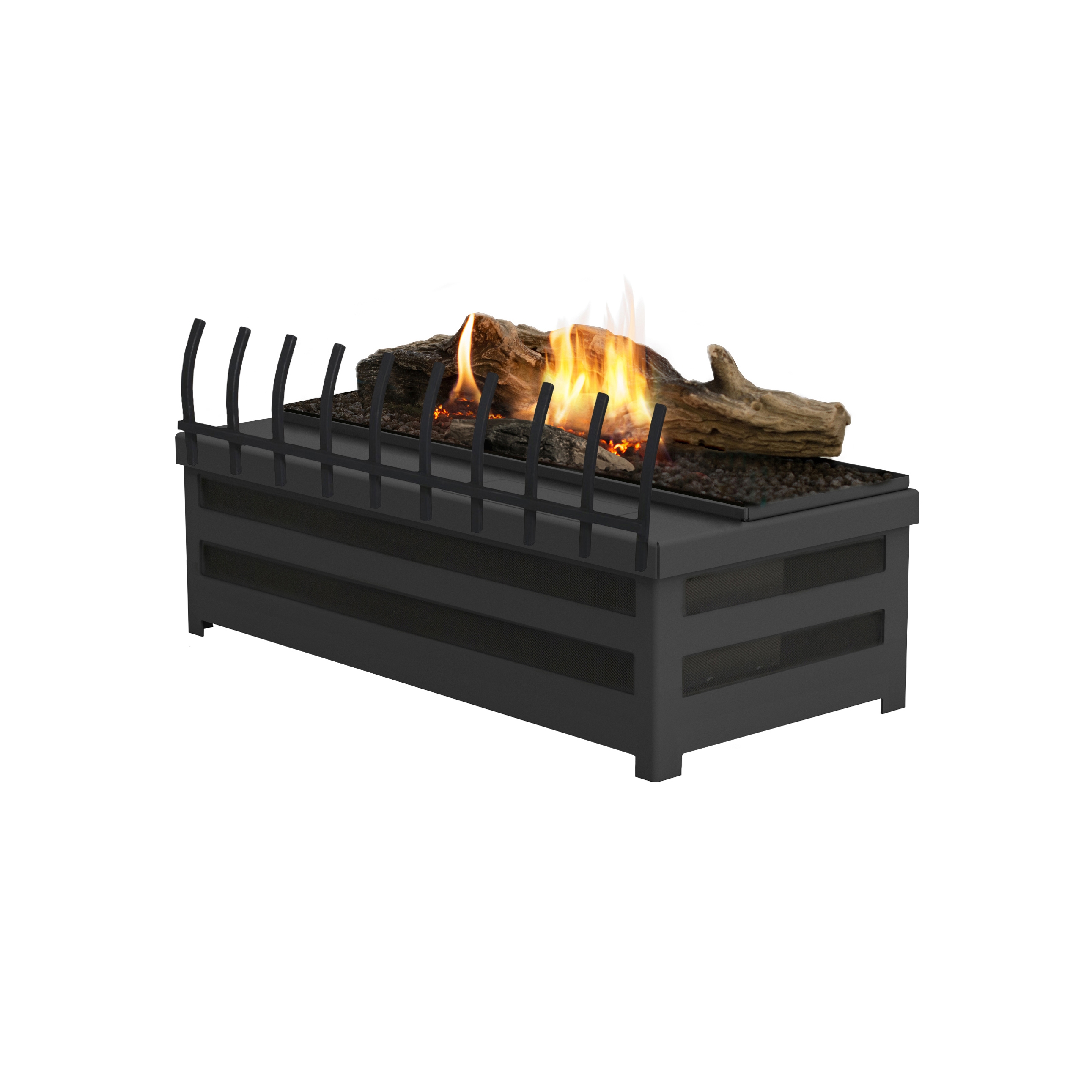 Display product Basket Fire Logs with Decorative Grate from manufacturer Planika