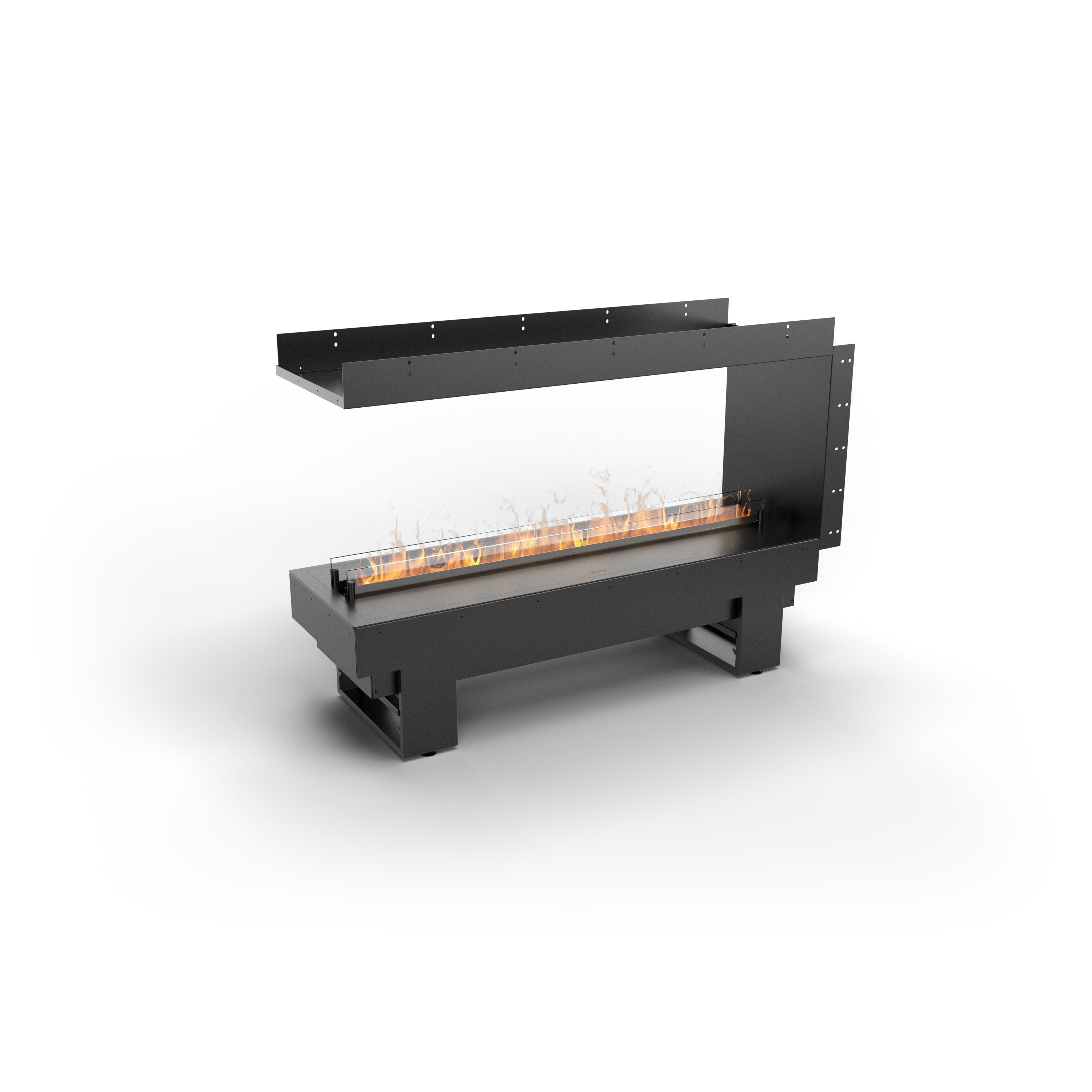 Display product Cool Flame see-through Fireplace 1000 Room Divider from manufacturer Planika