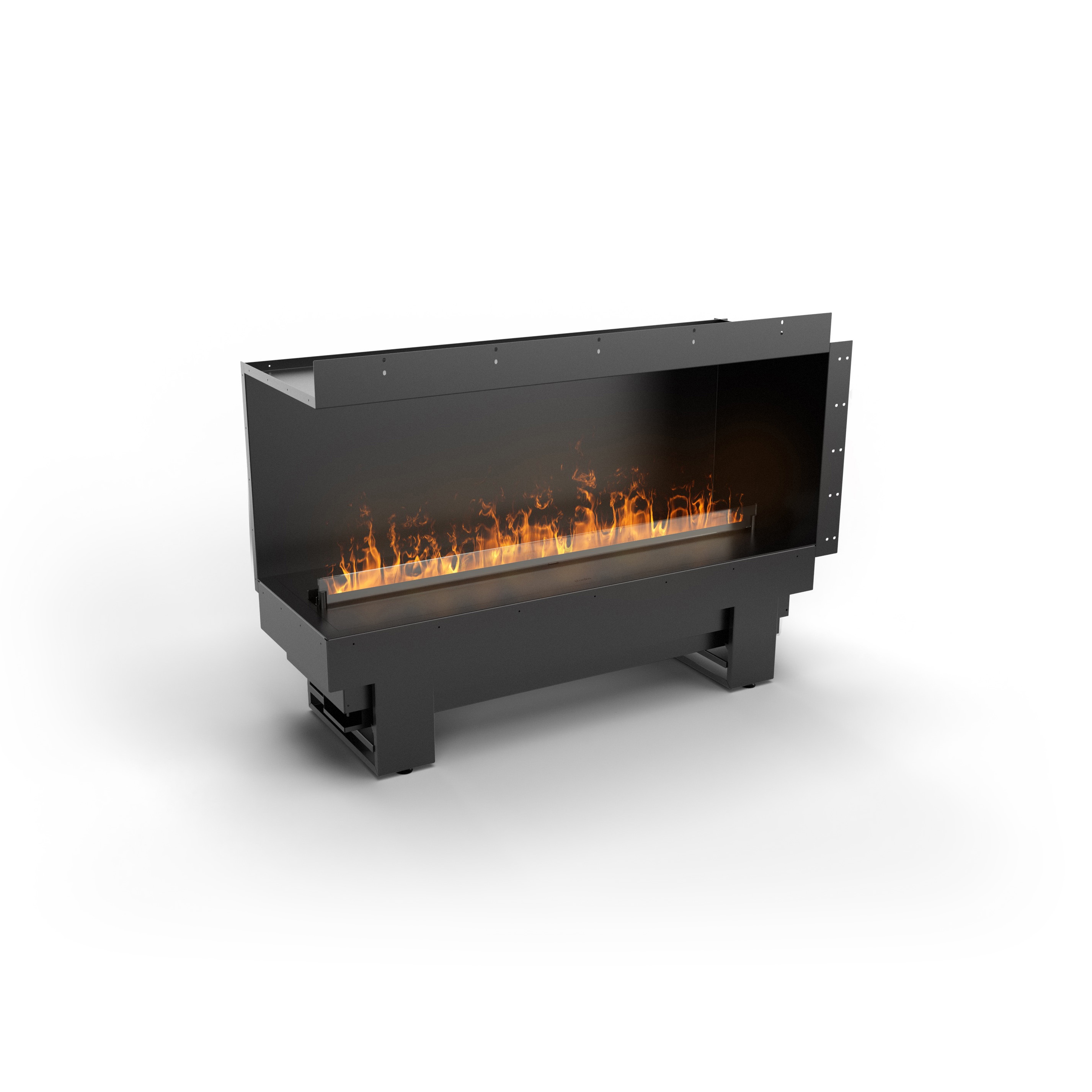 Display product Cool Flame Fireplace Pro 1000 Island Left-Corner from manufacturer Planika