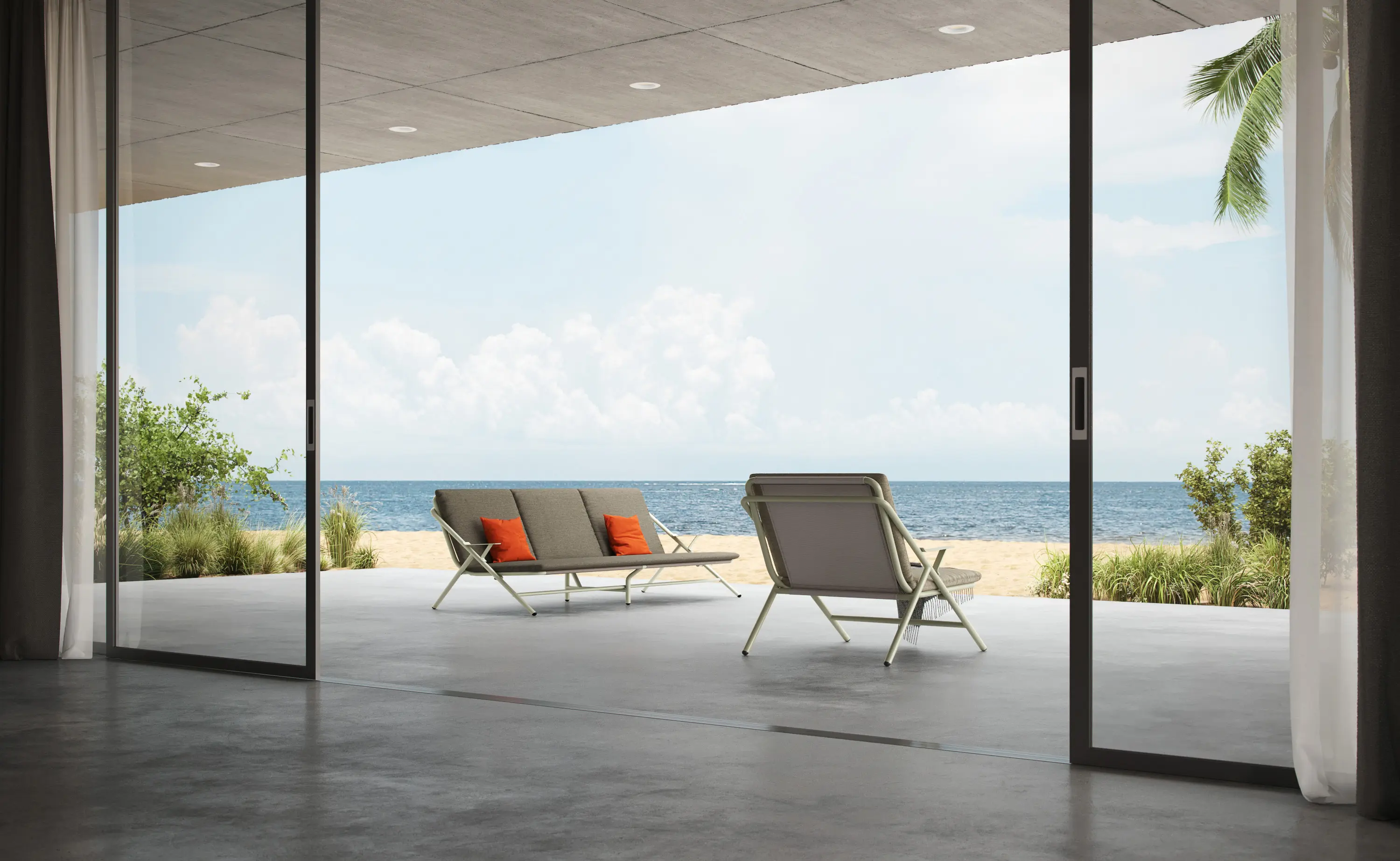 Bivaq - Garda lounge sofa with no armrests