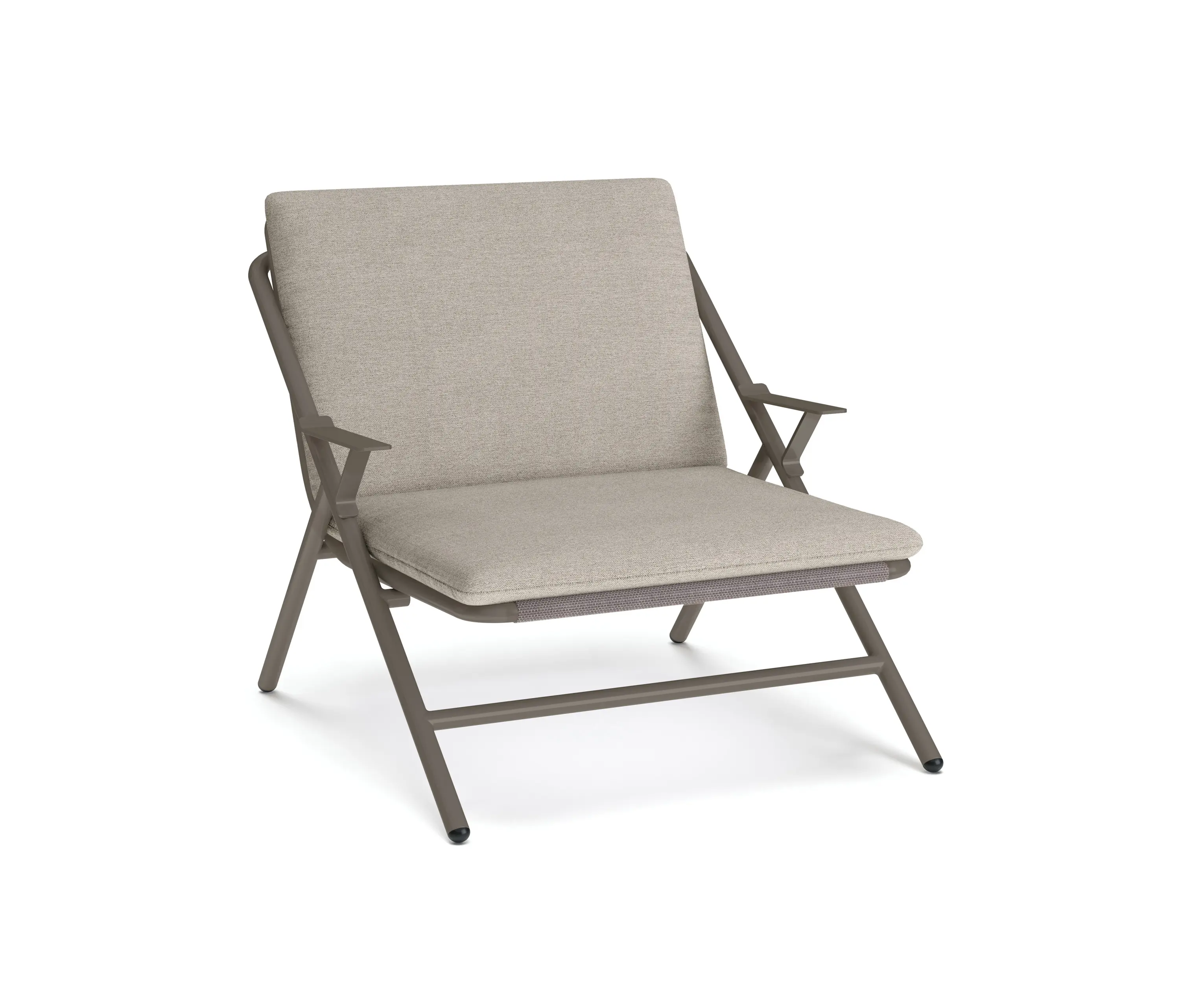 Bivaq - Garda lounge sofa with aluminium armrests