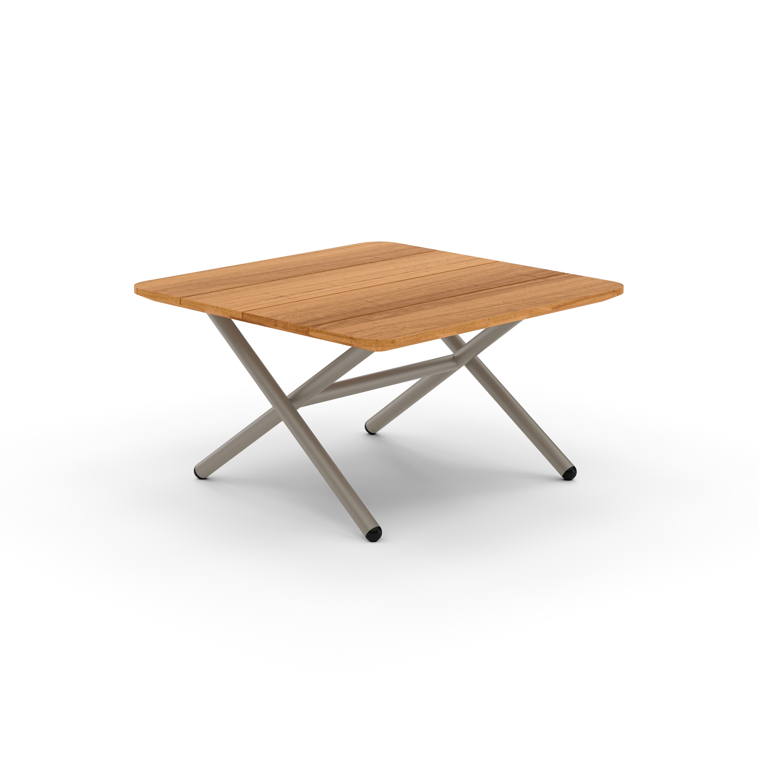 Garda low table 65x65 iroko table top