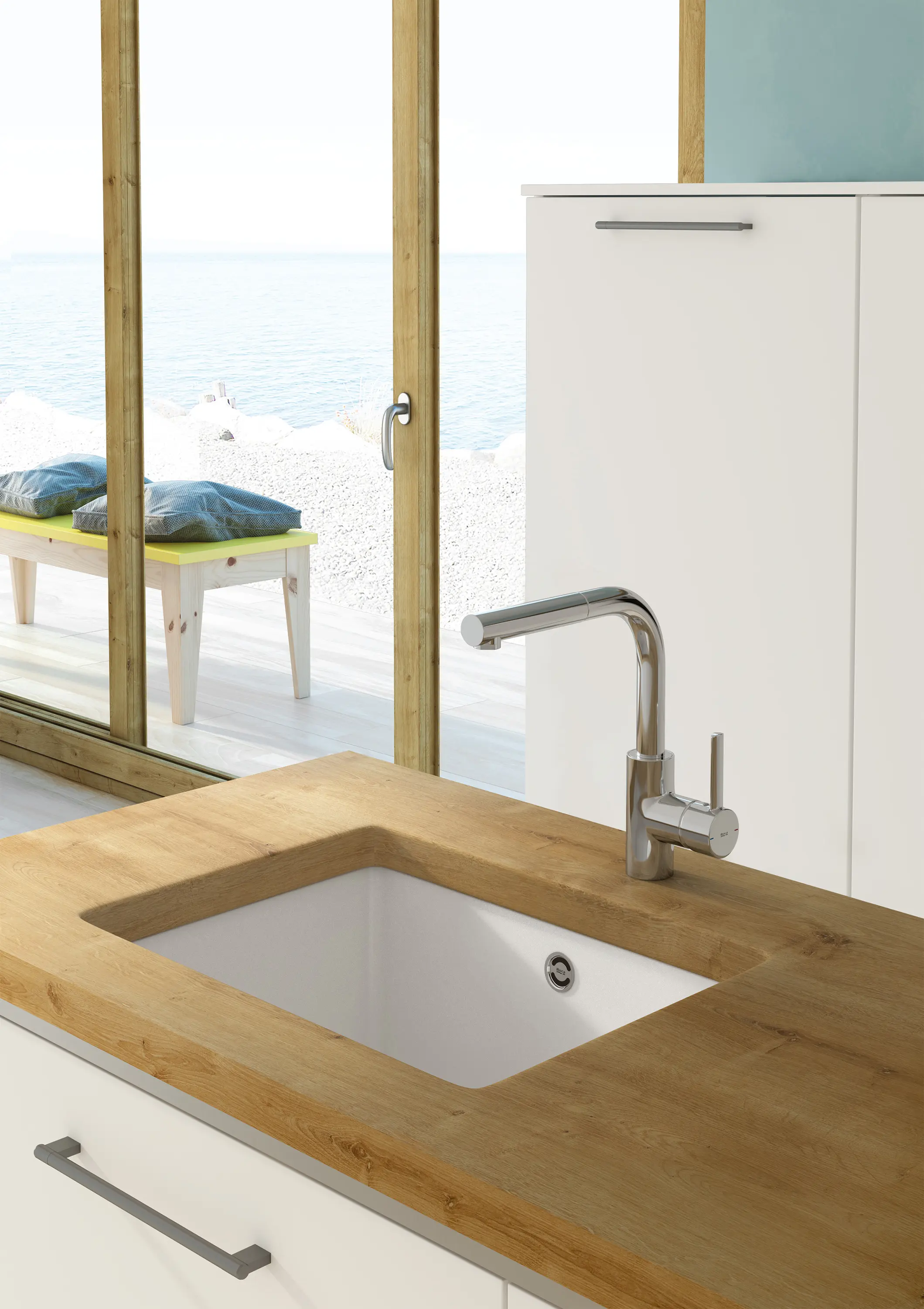 Roca - Riga | Kitchen sink | Black