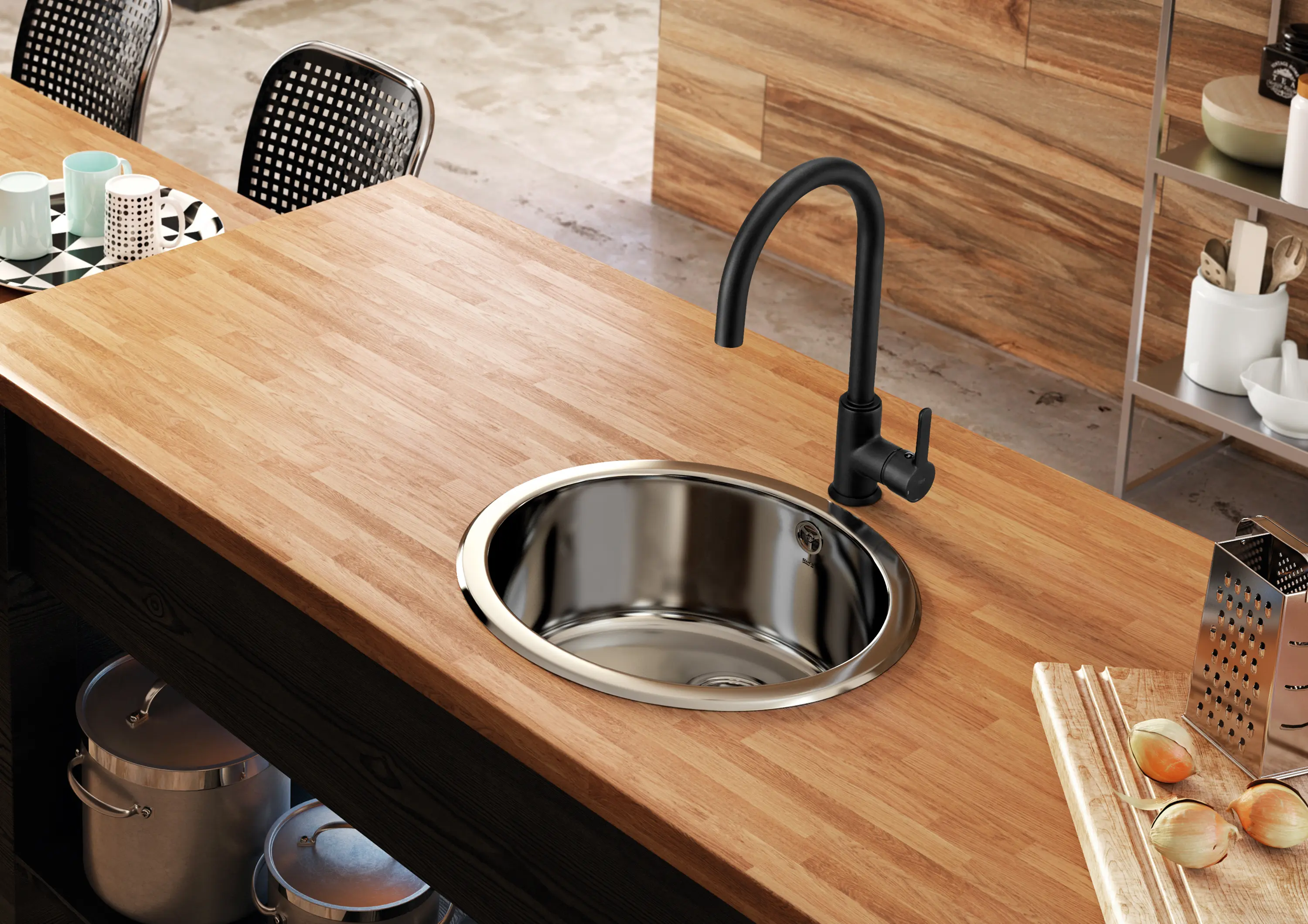 Roca - Mencia | Kitchen sink mixer