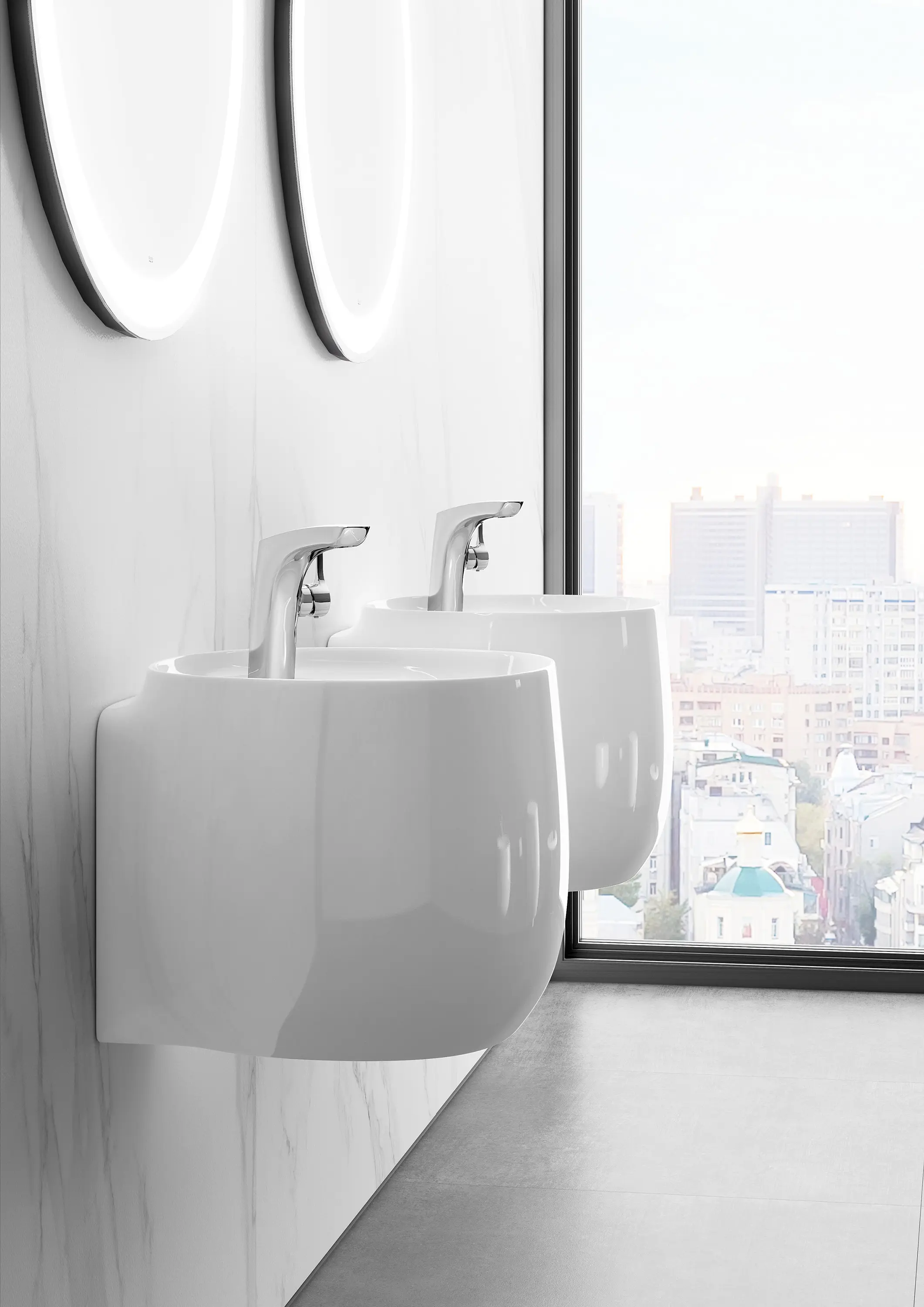Roca - Insignia | Basin mixer | Brushed titanium black