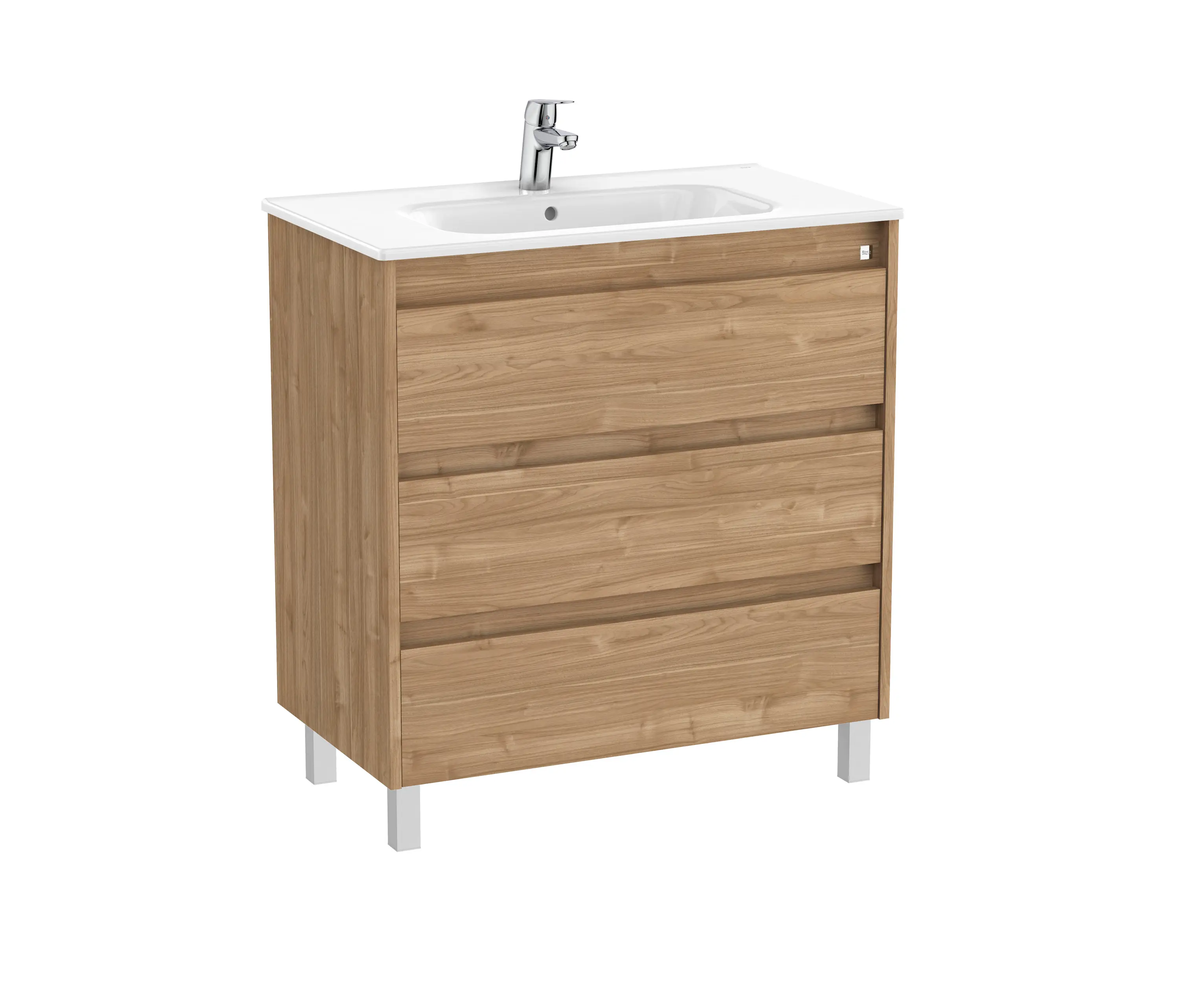 Roca - Tenet | Vanity unit | Walnut