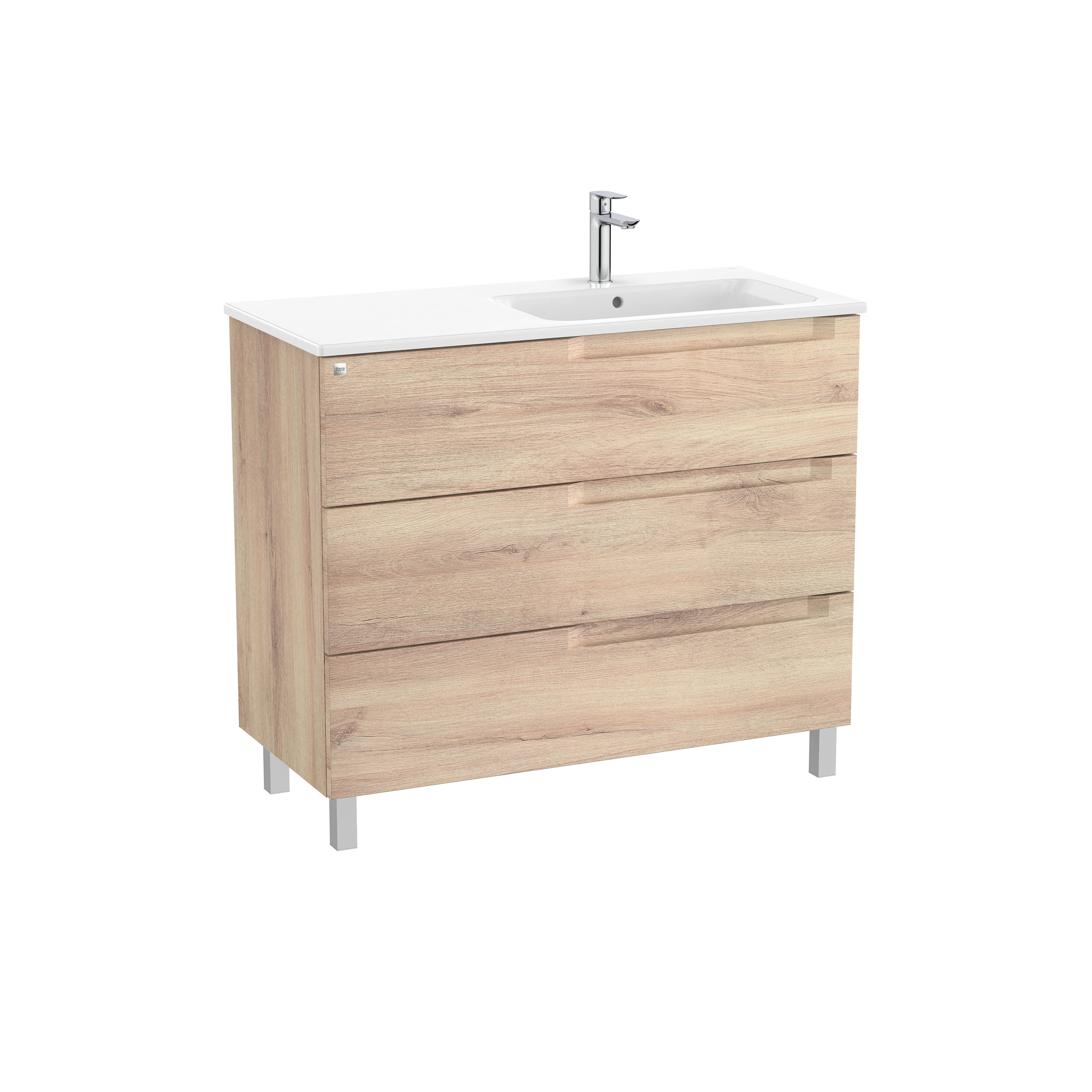 Afficher le produit Aleyda | Vanity unit | Beige wood du fabricant Roca