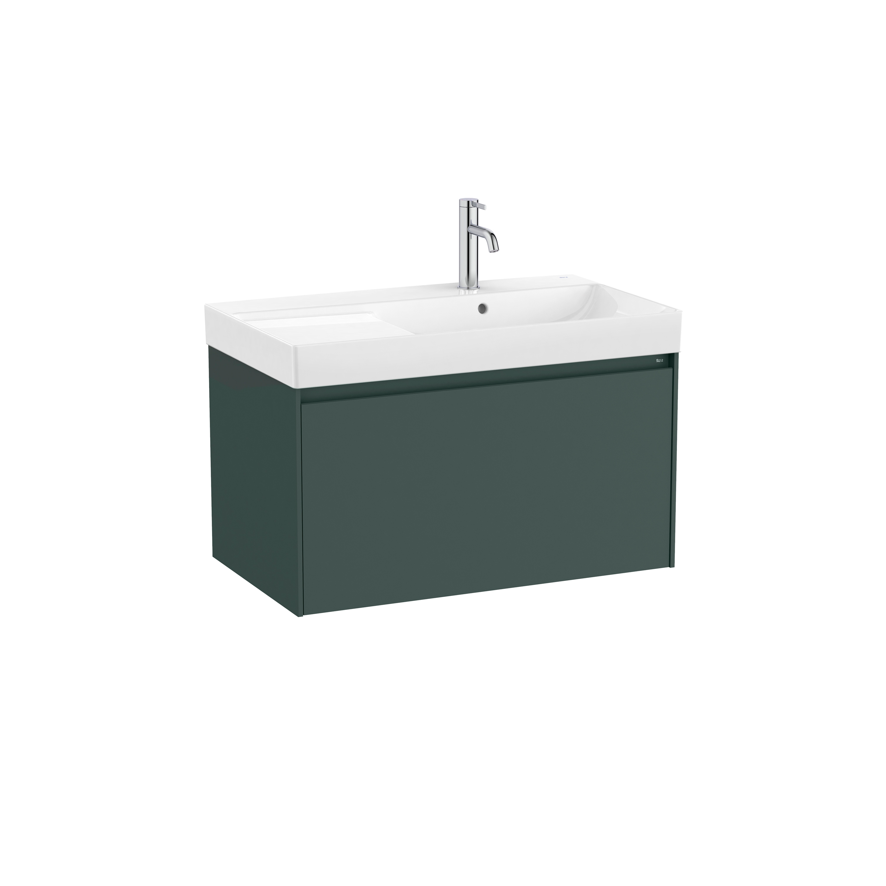 Ona | Vanity unit | Matt green
